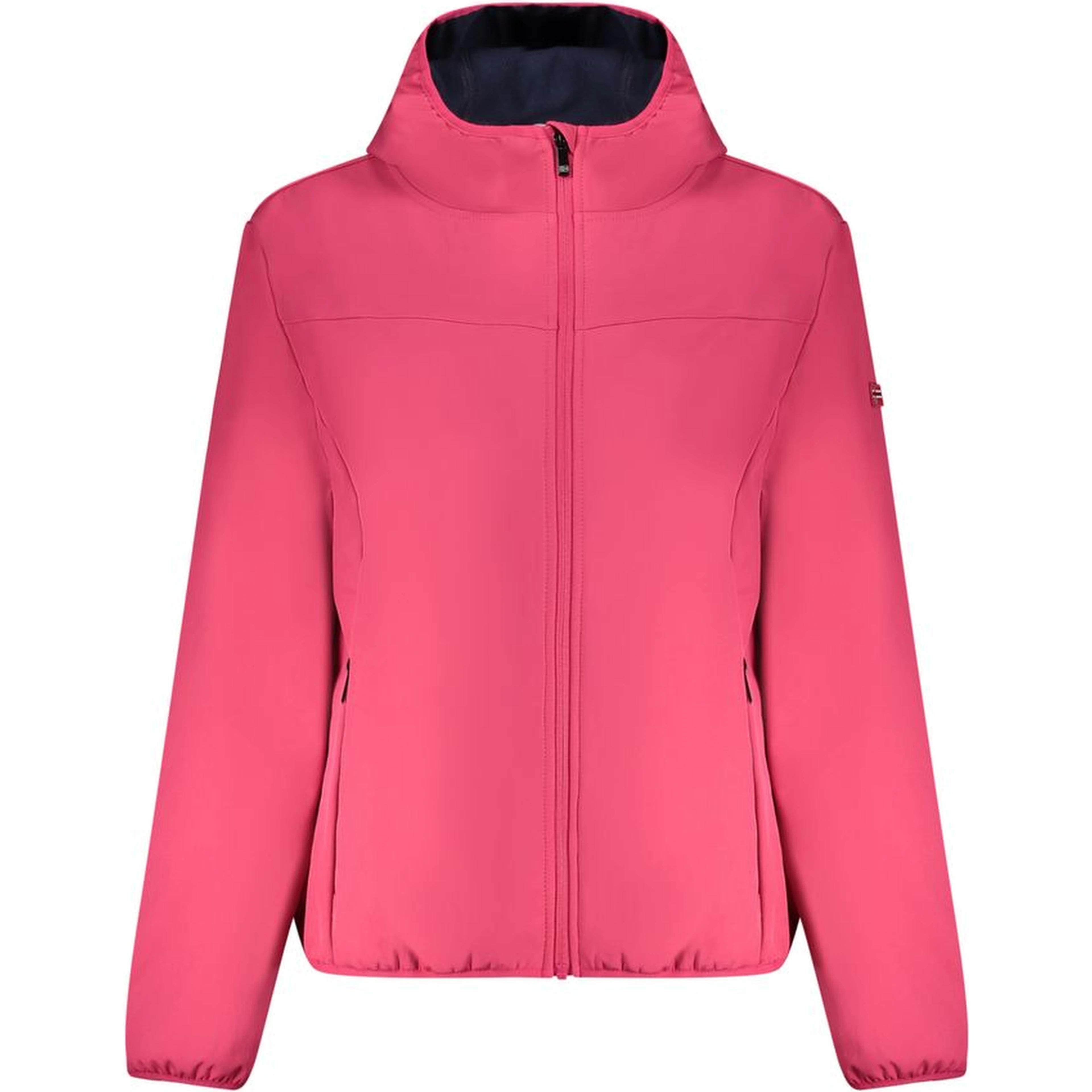 Pink Polyester Women Jacket