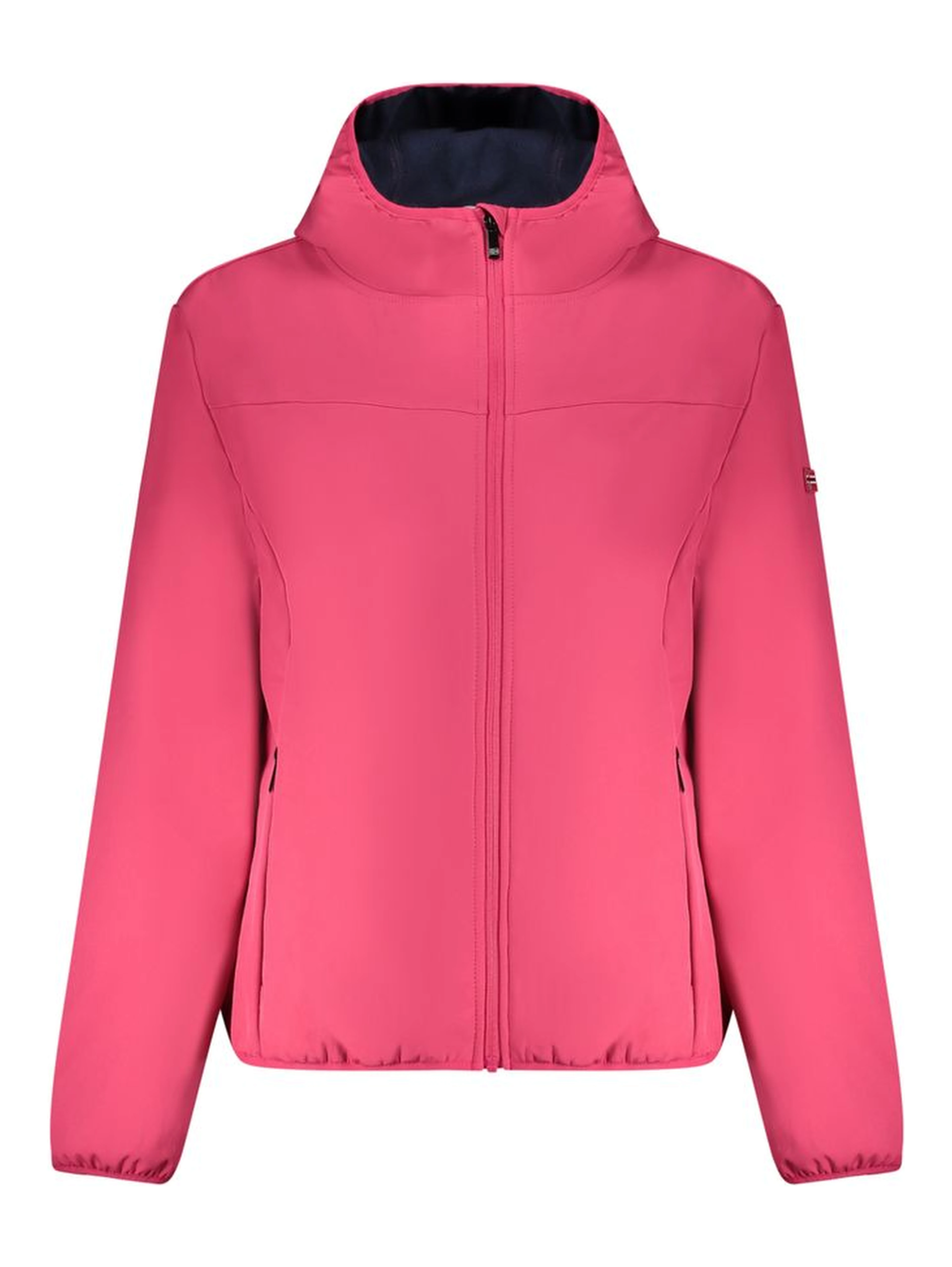 Pink Polyester Women Jacket