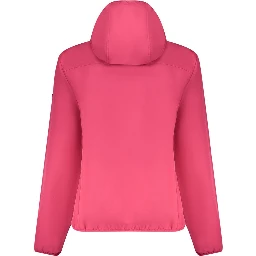 Pink Polyester Women Jacket