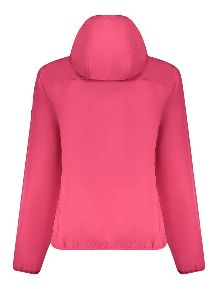 Pink Polyester Women Jacket