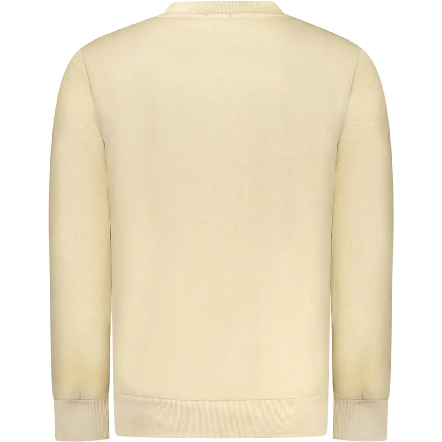 Beige Cotton Men Sweater