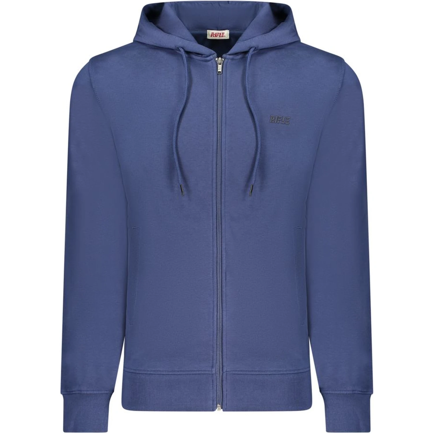 Blue Cotton Men Sweater