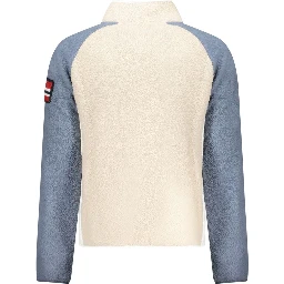 Beige Polyester Men Sweater