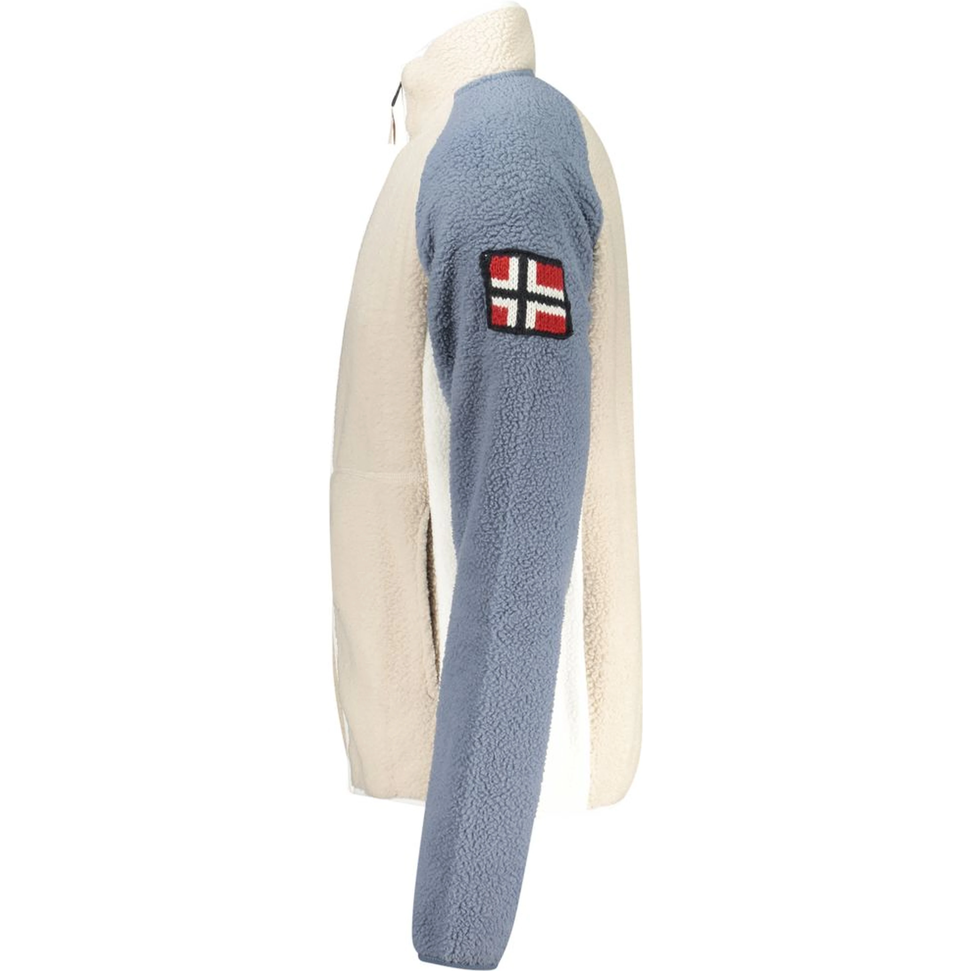 Beige Polyester Men Sweater