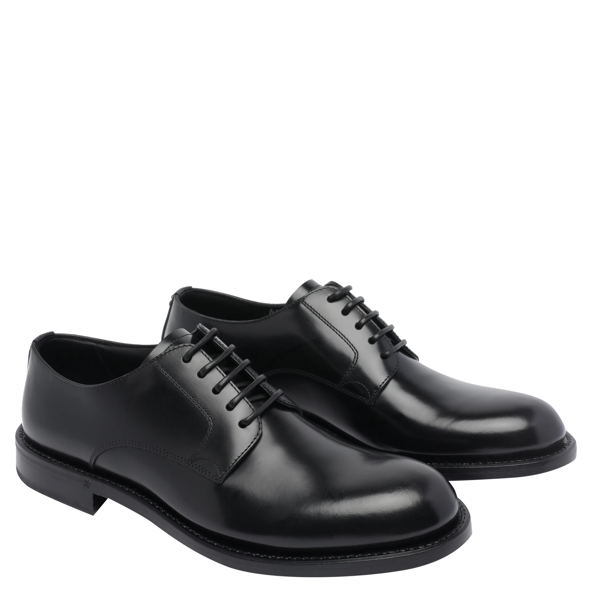 أحذية ديربي برباط مصقول