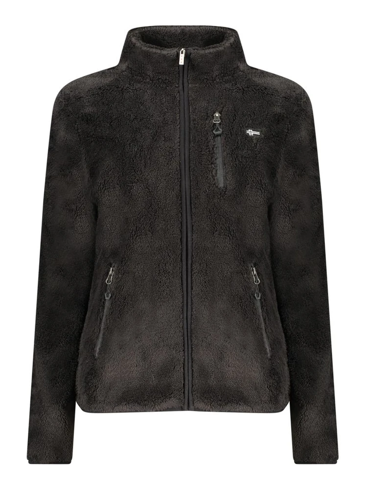 Black Polyester Women Sweater