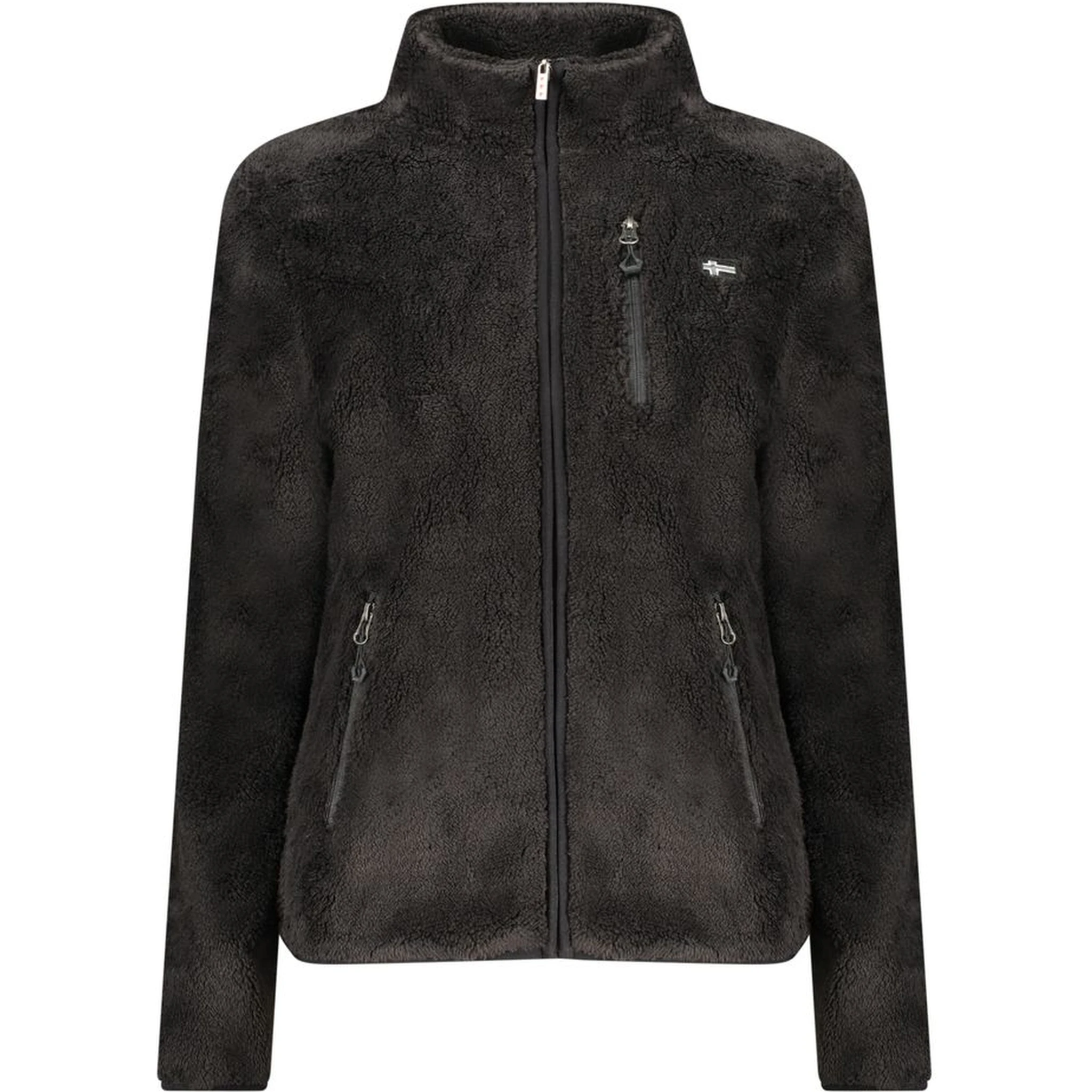 Black Polyester Women Sweater