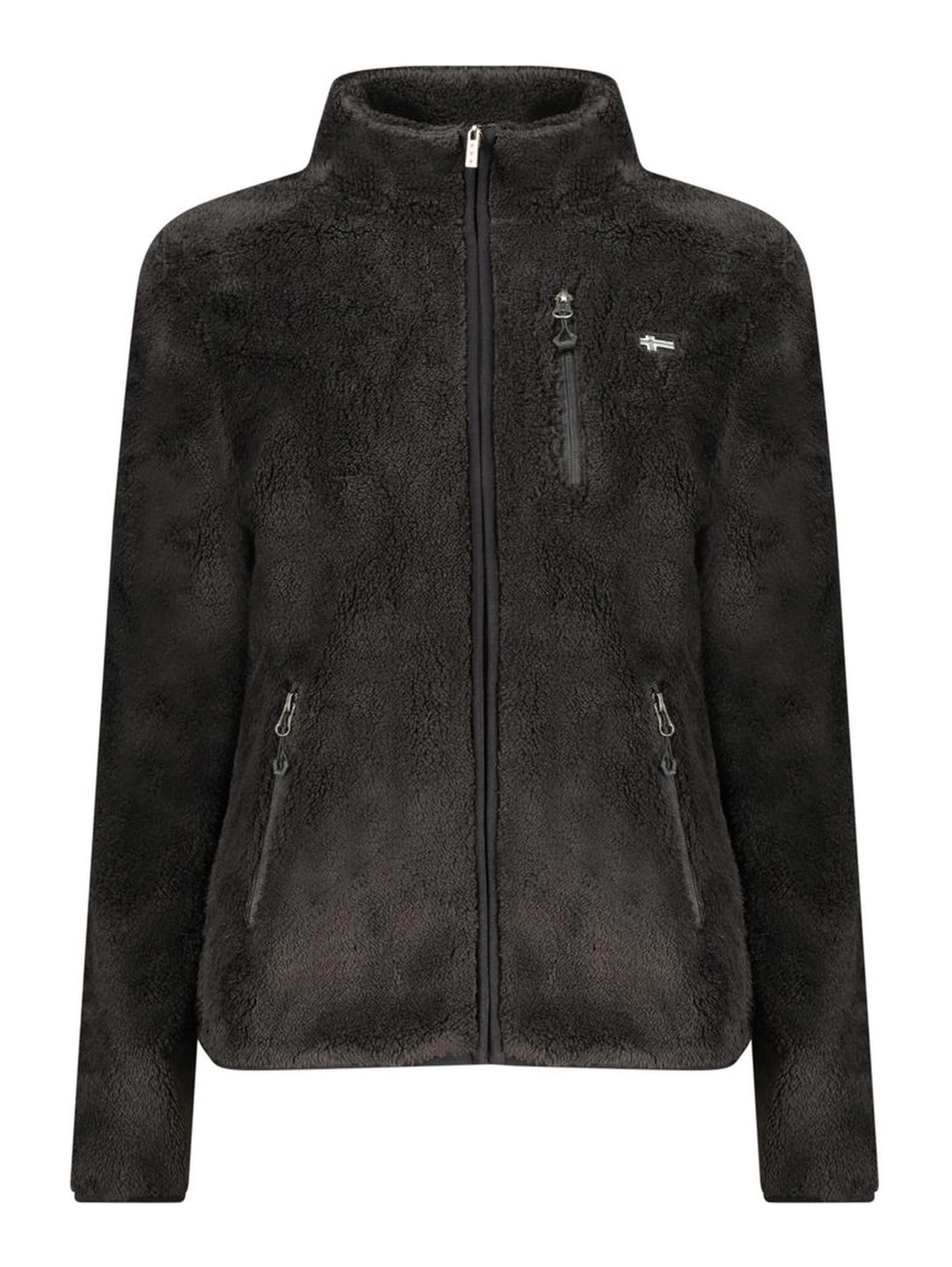 Black Polyester Women Sweater