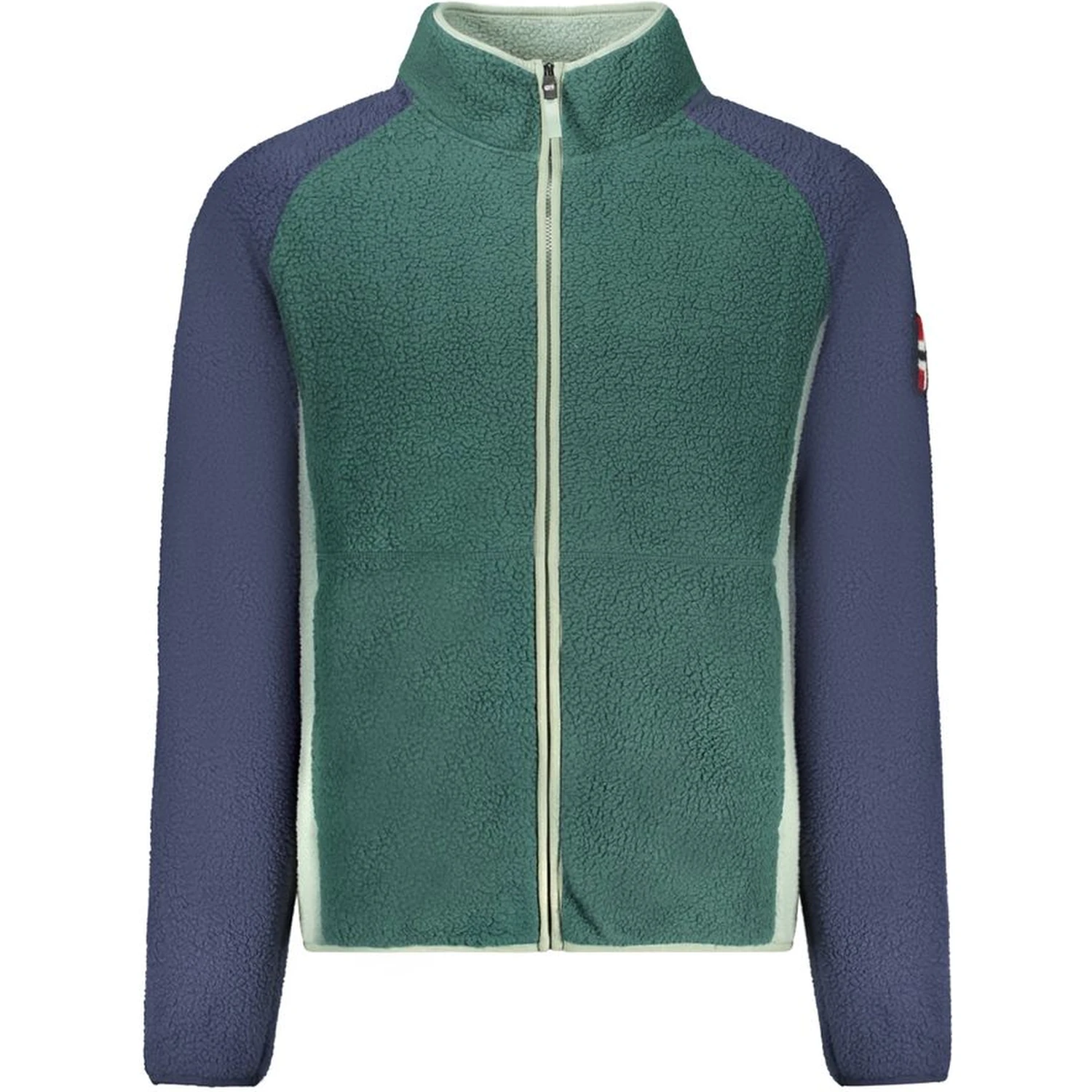 Green Polyester Men Sweater