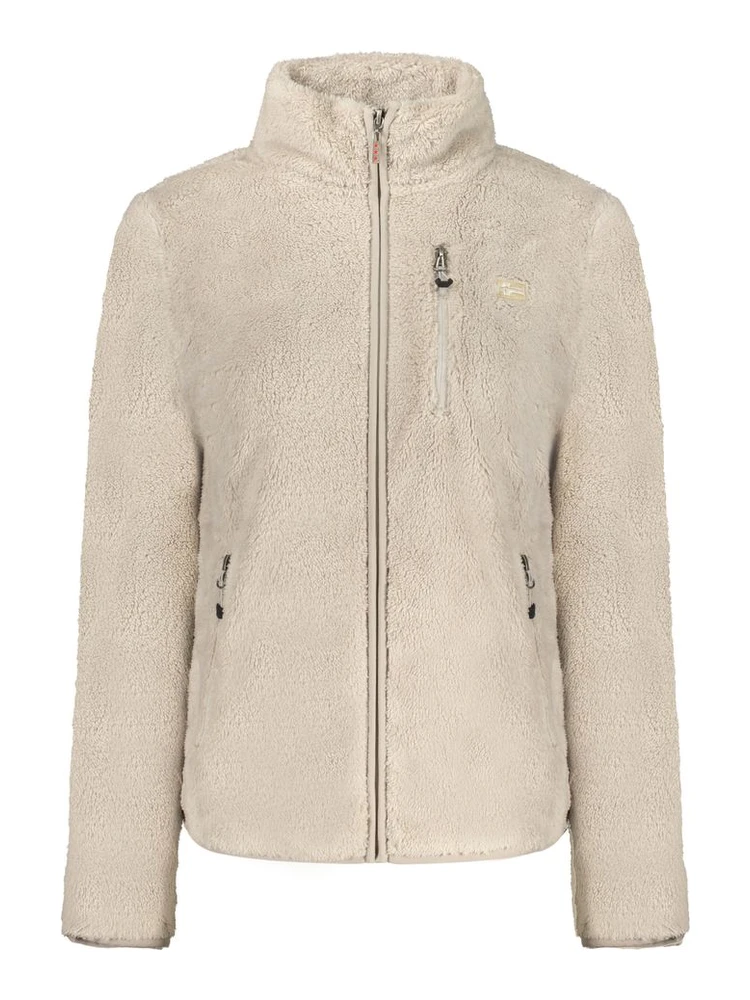 Beige Polyester Women Sweater