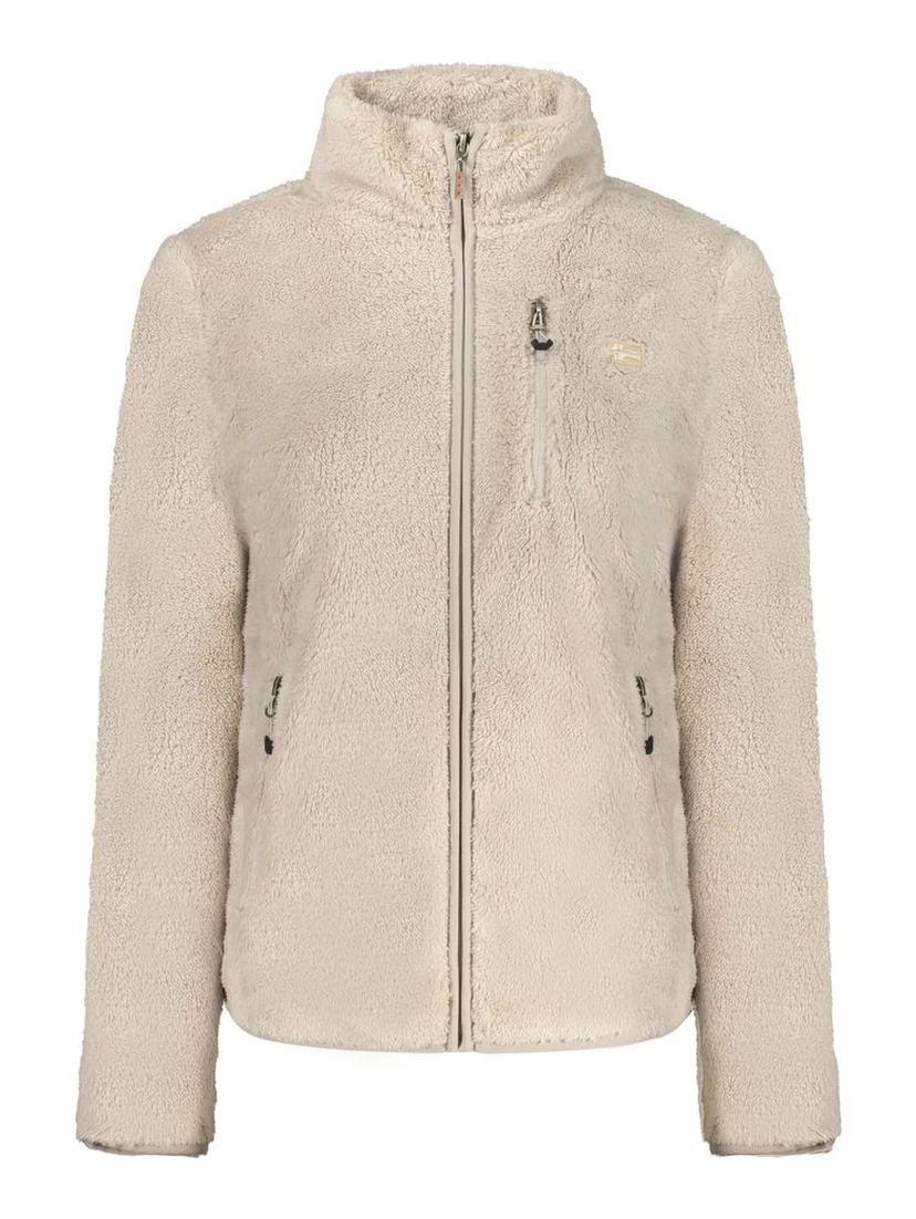 Beige Polyester Women Sweater