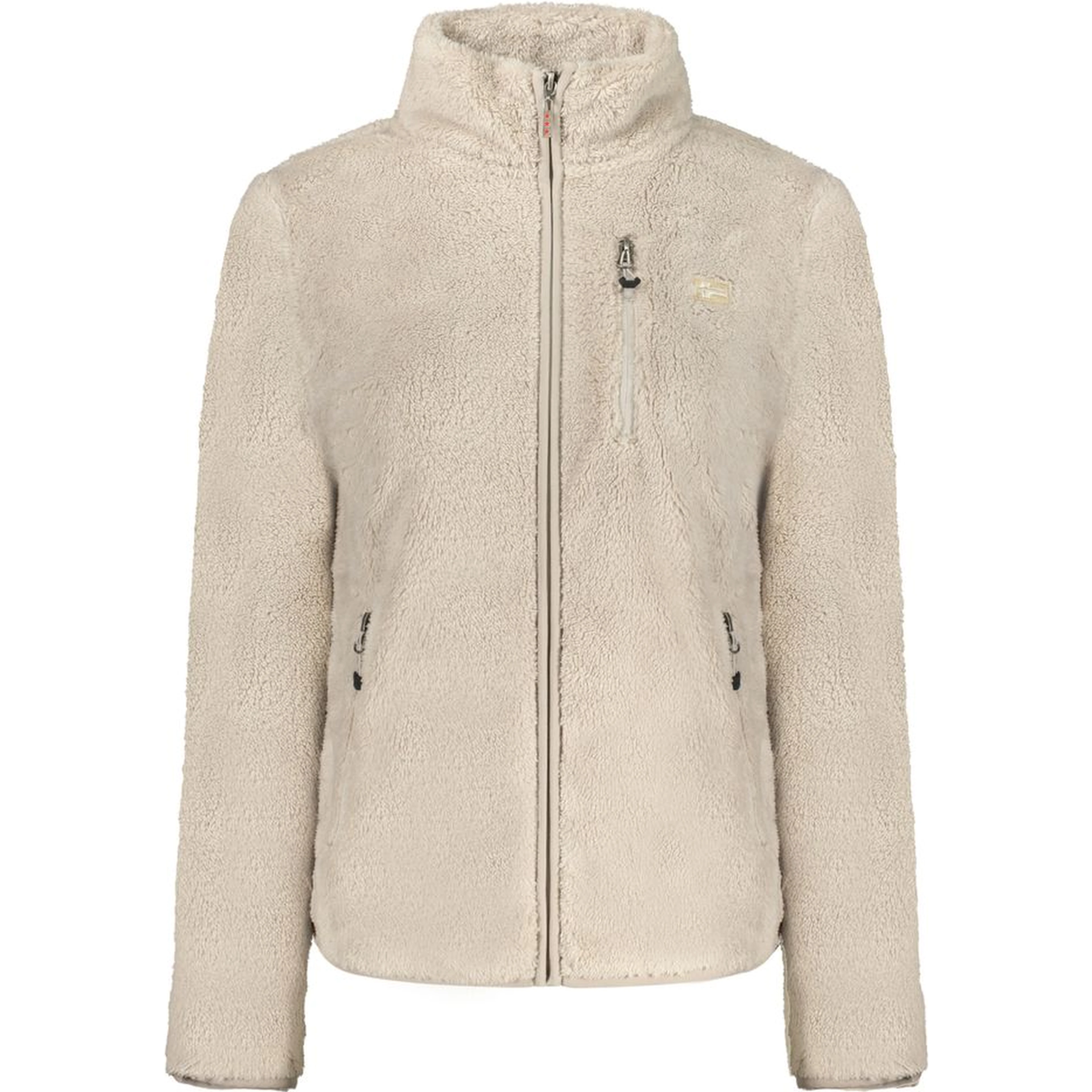 Beige Polyester Women Sweater