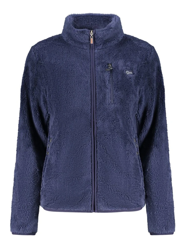 Blue Polyester Women Sweater