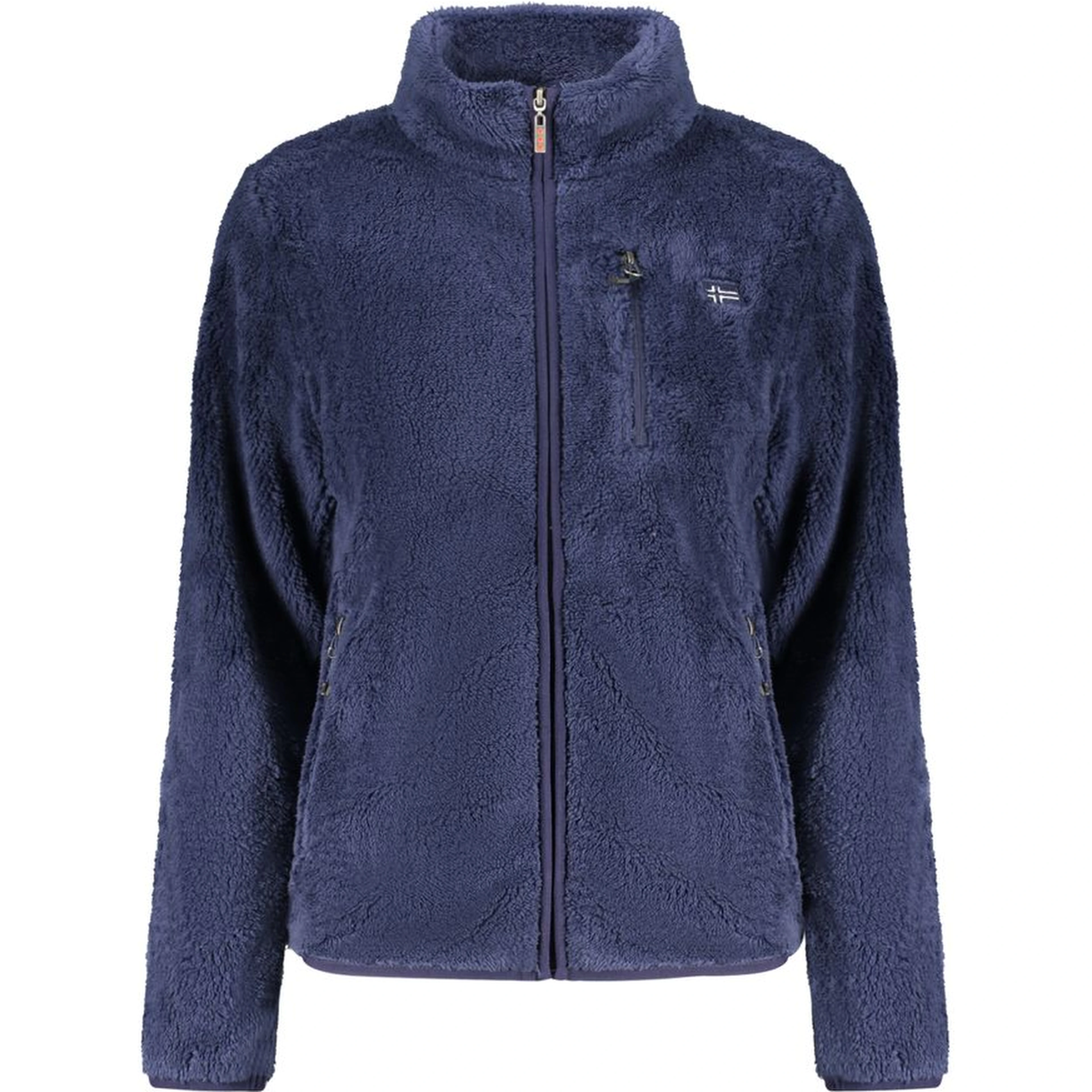 Blue Polyester Women Sweater