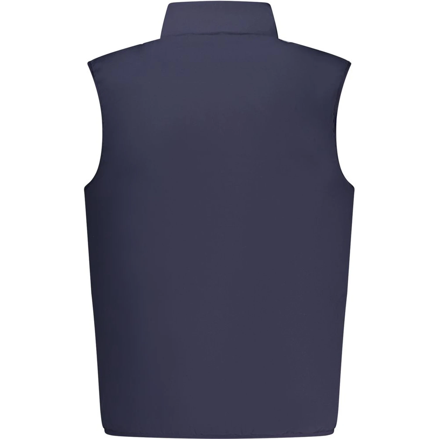 Blue Polyester Men Jacket