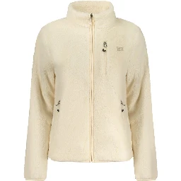 White Polyester Women Sweater