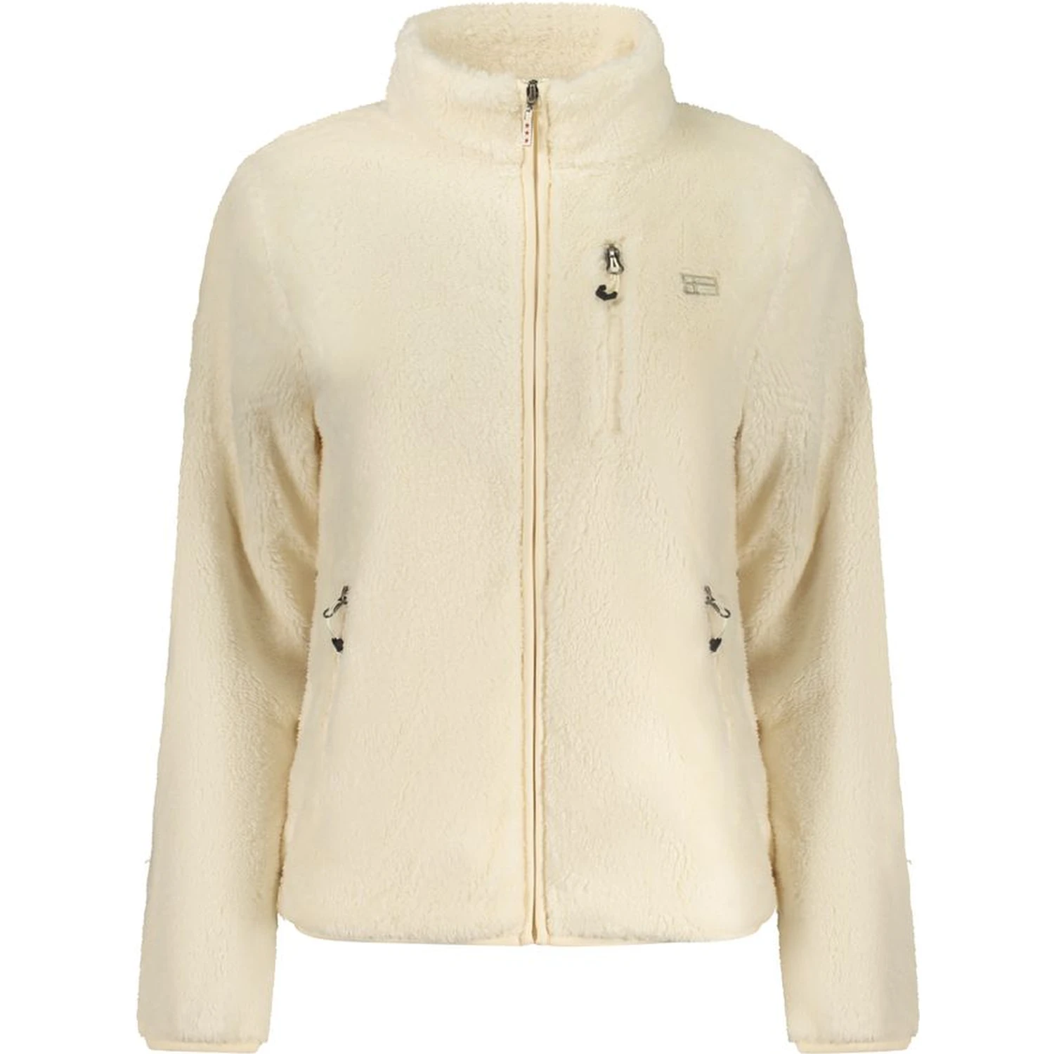 White Polyester Women Sweater