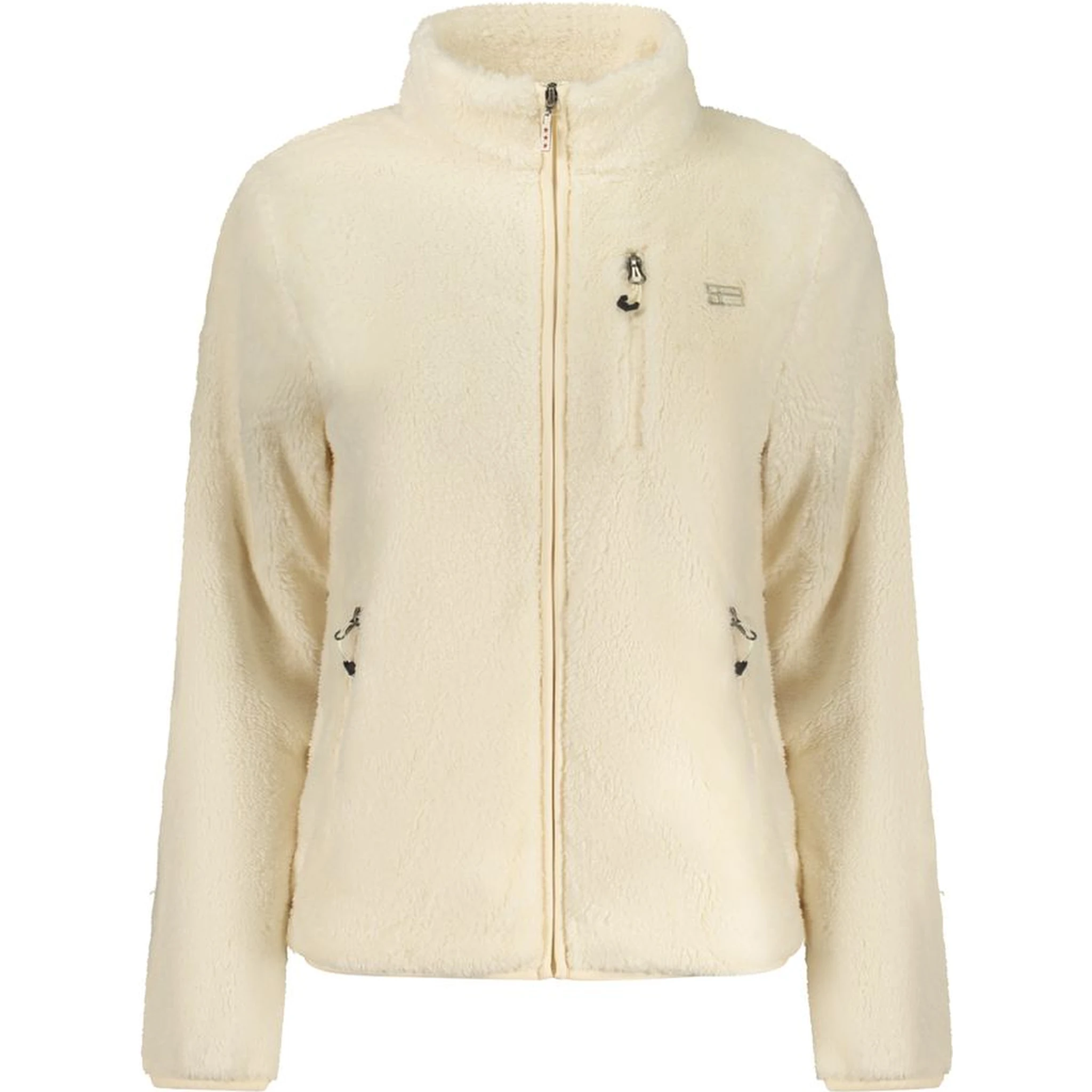 White Polyester Women Sweater