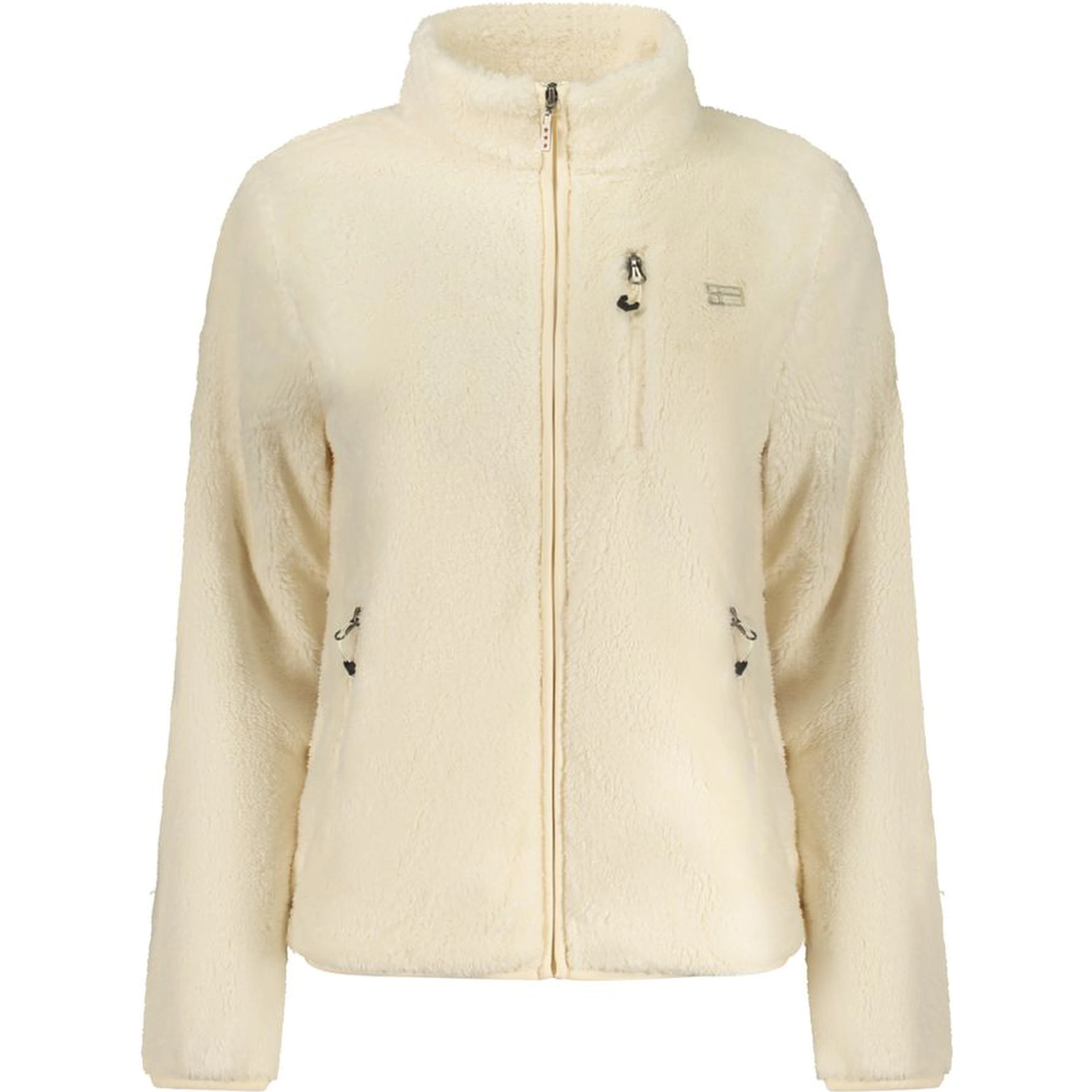 White Polyester Women Sweater
