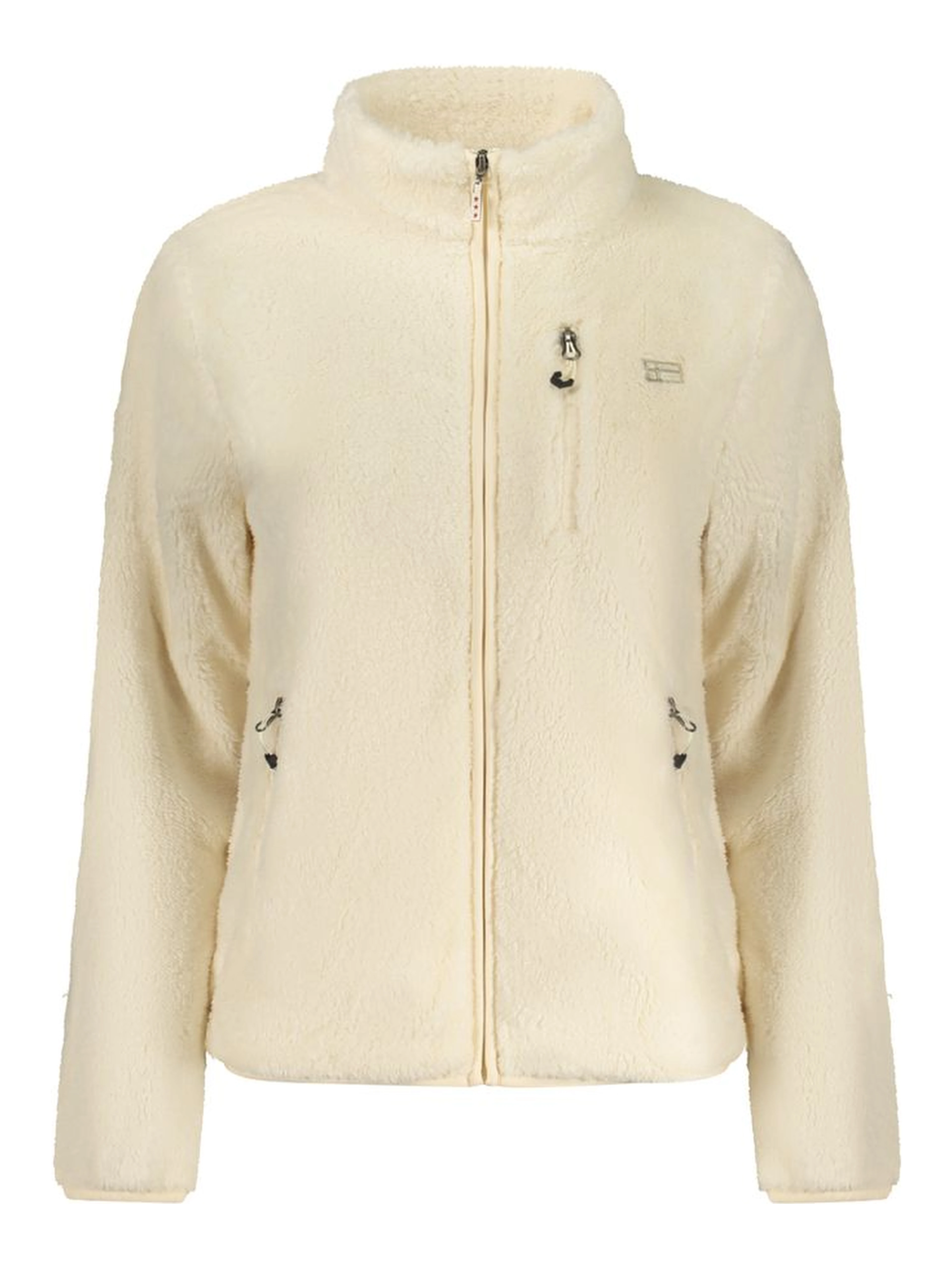 White Polyester Women Sweater