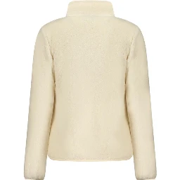 White Polyester Women Sweater