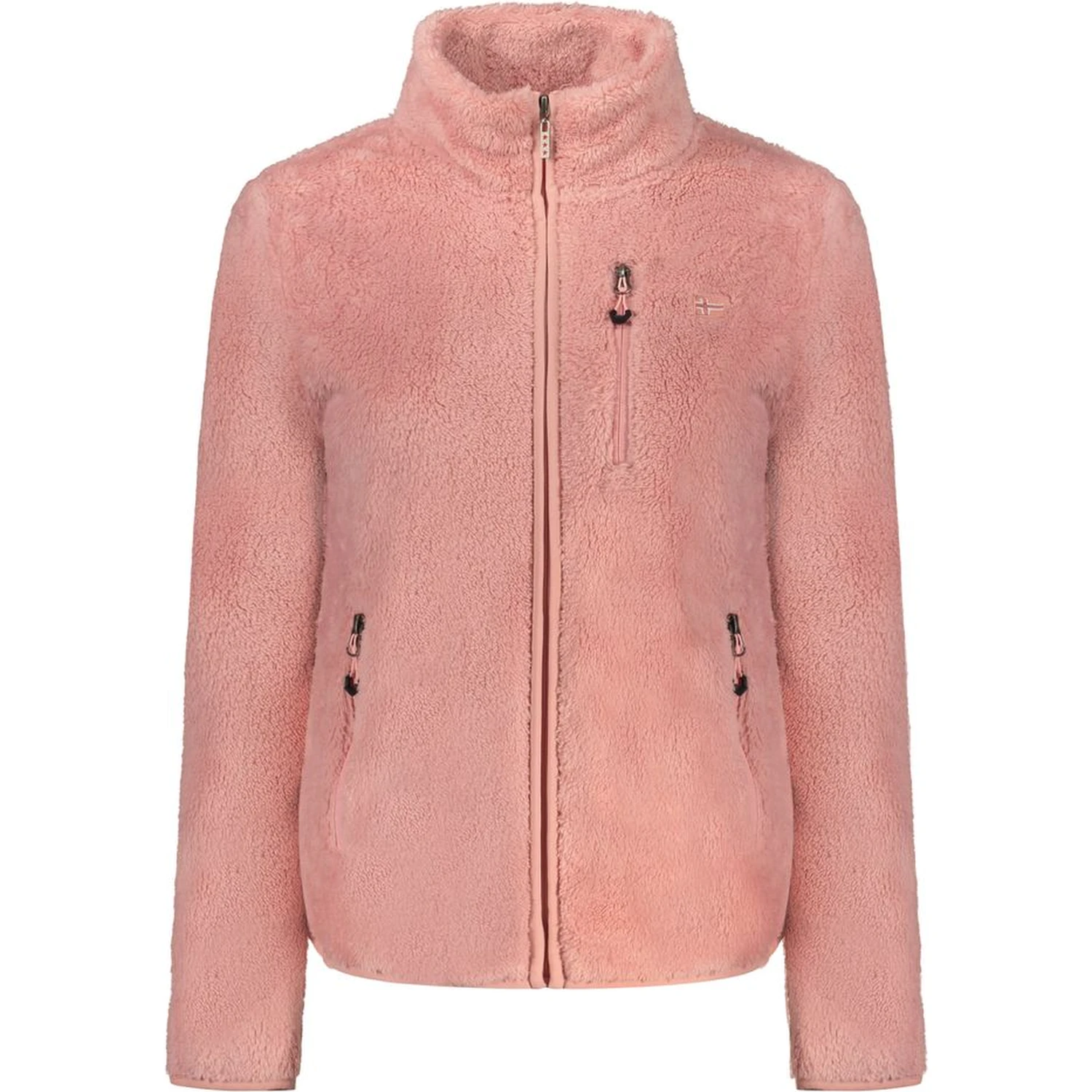 Pink Polyester Women Sweater
