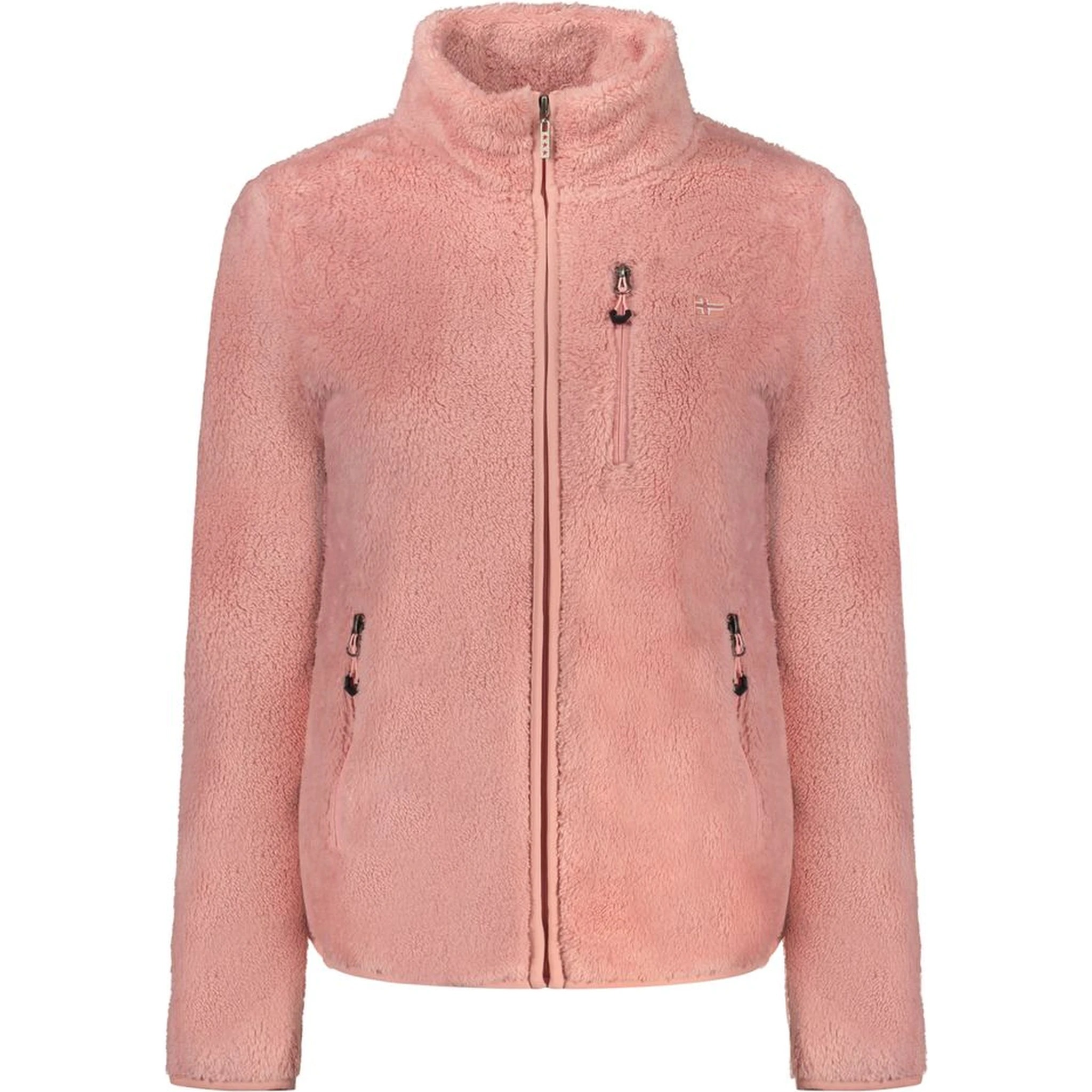 Pink Polyester Women Sweater