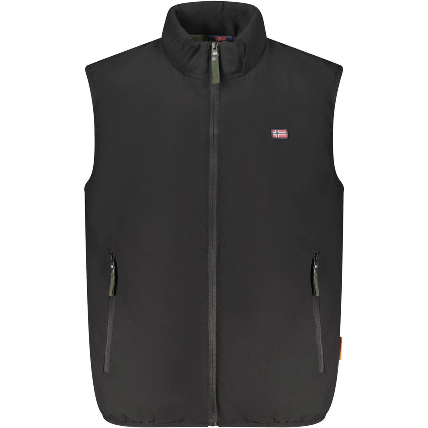 Black Polyester Men's Jacket