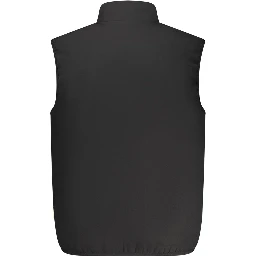 Black Polyester Men's Jacket