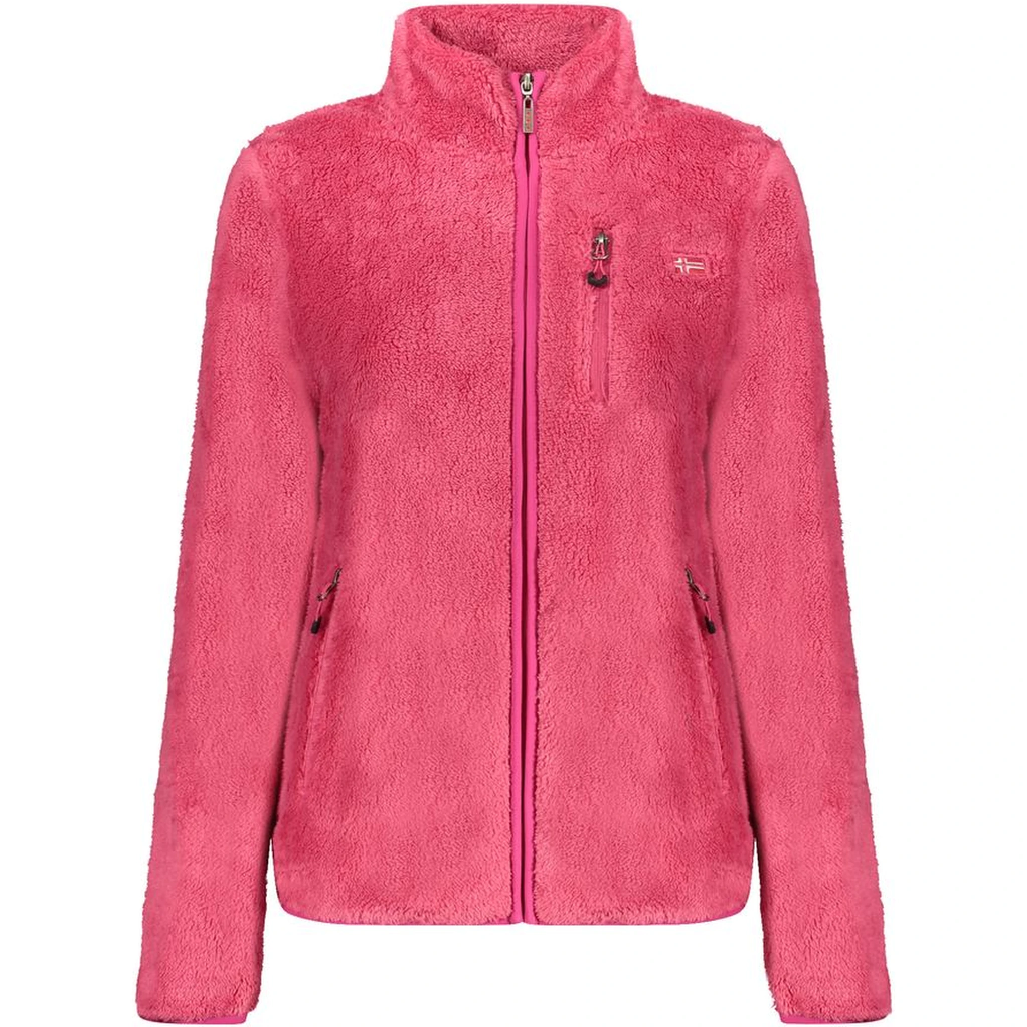 Pink Polyester Women Sweater