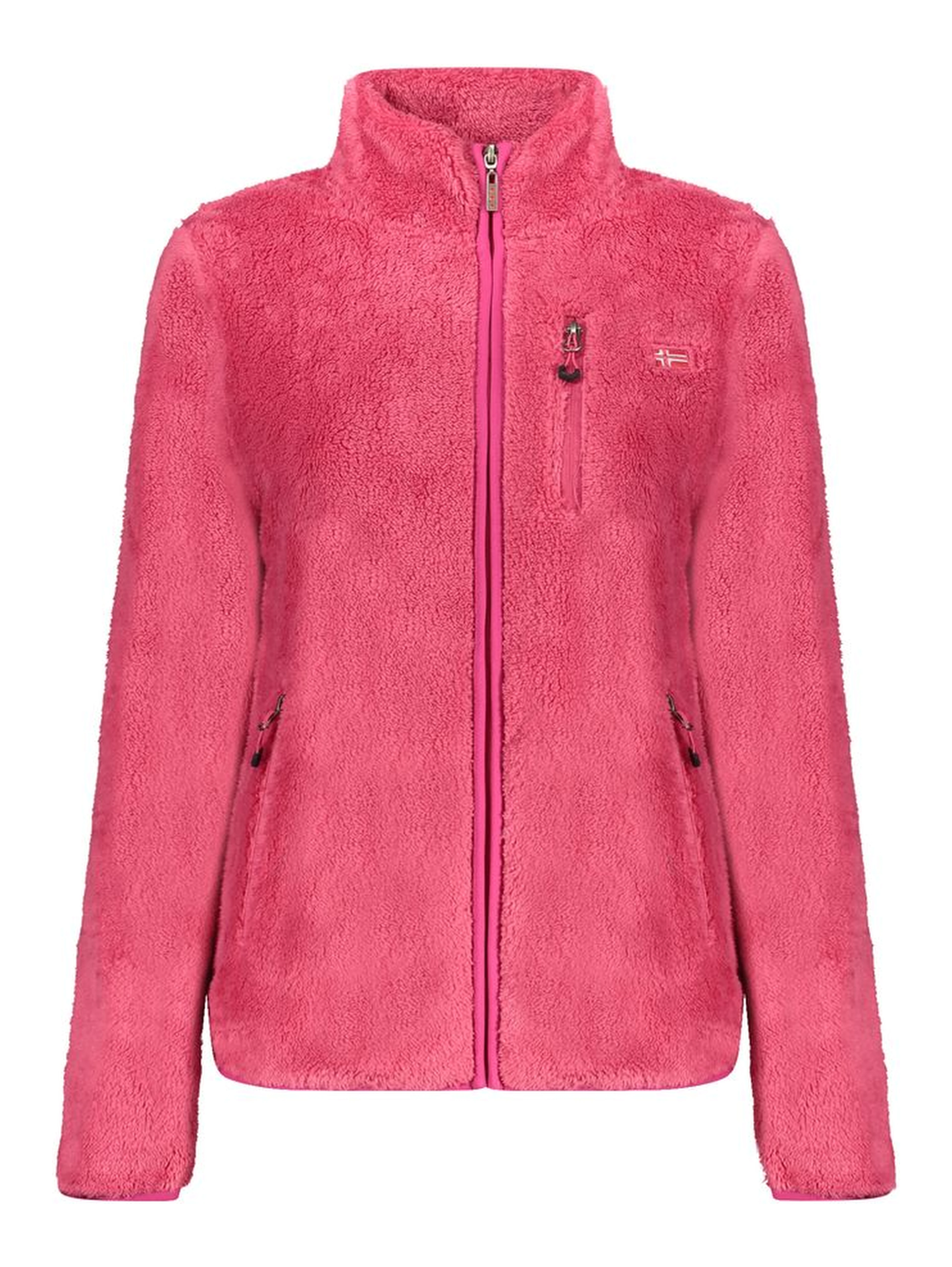 Pink Polyester Women Sweater