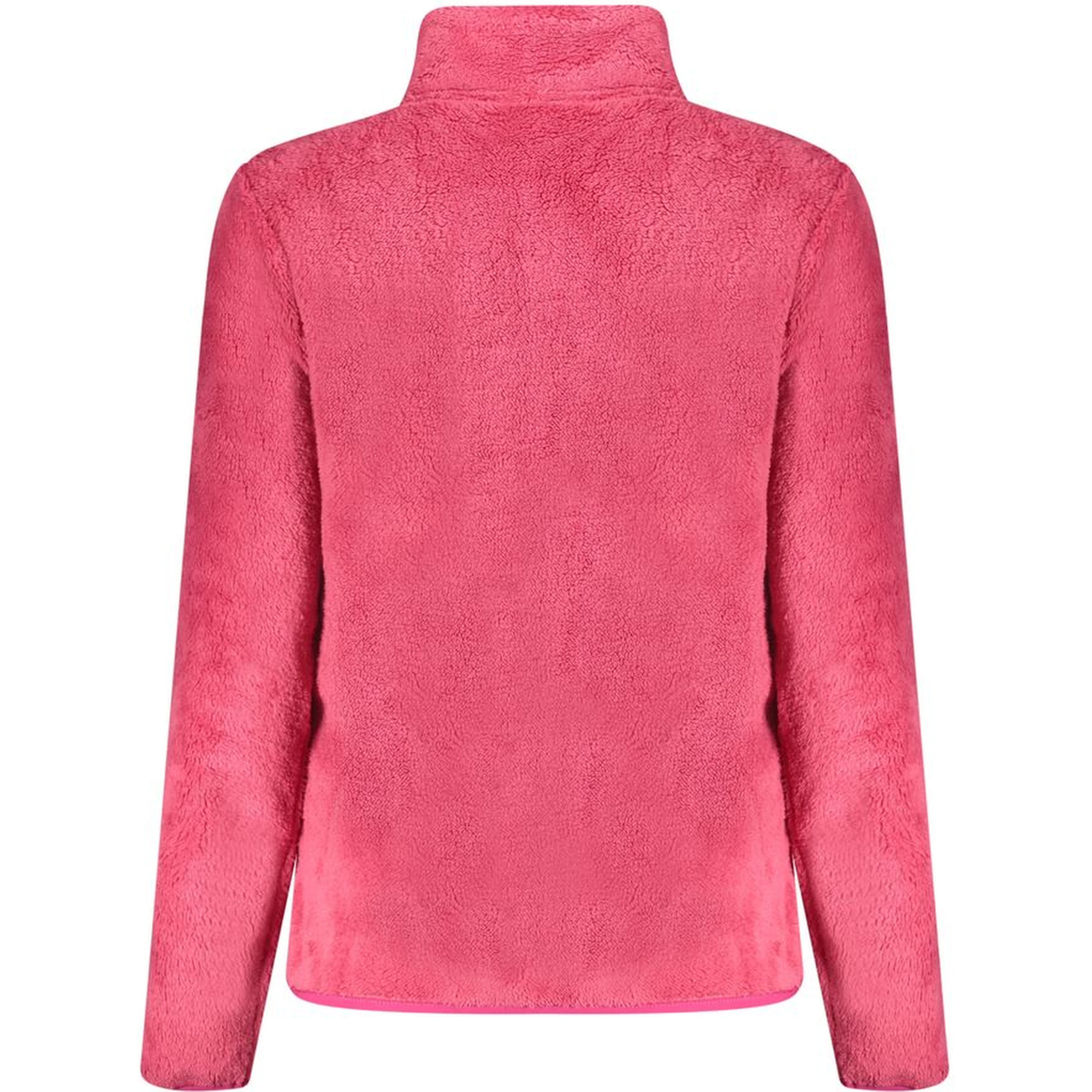 Pink Polyester Women Sweater