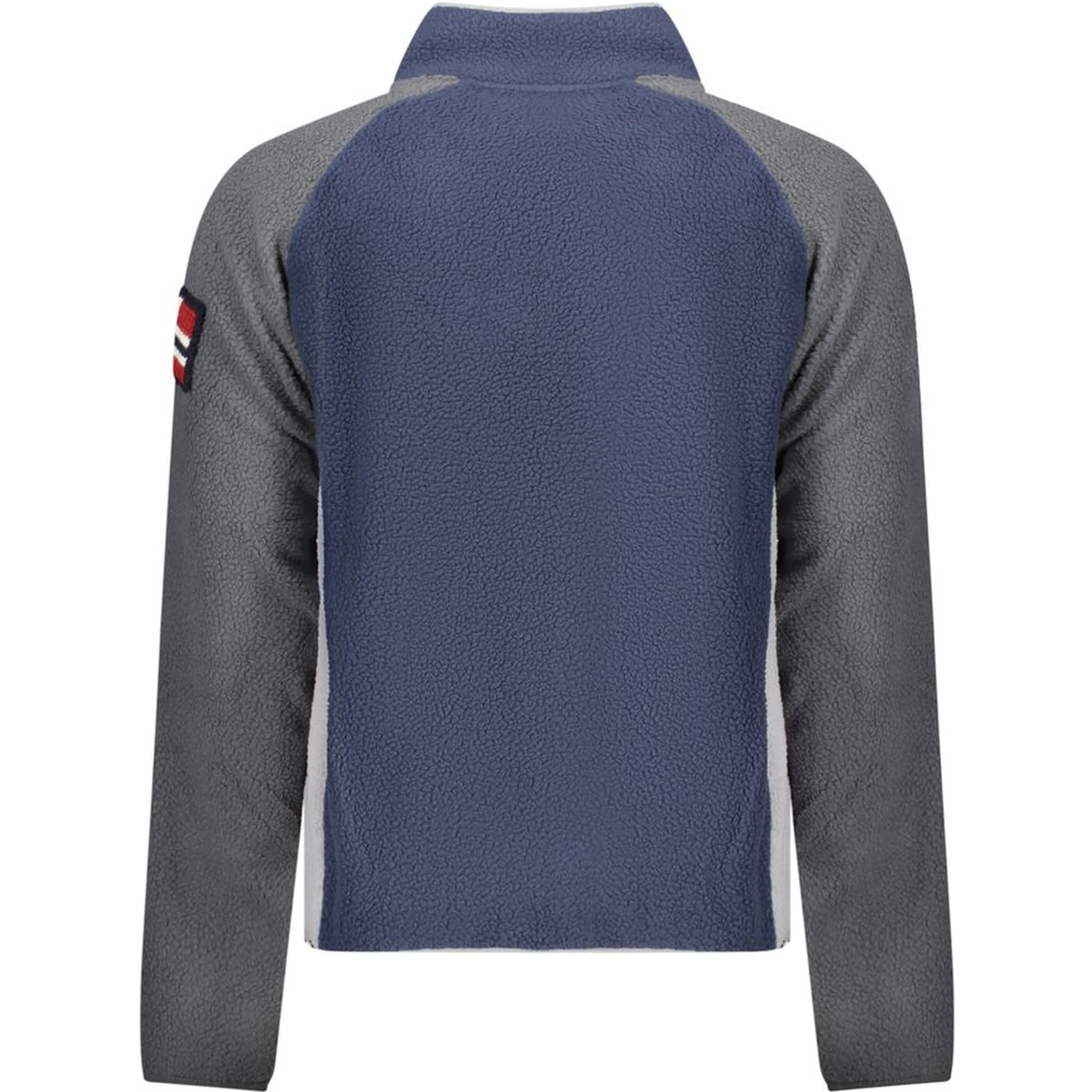 Blue Polyester Men Sweater