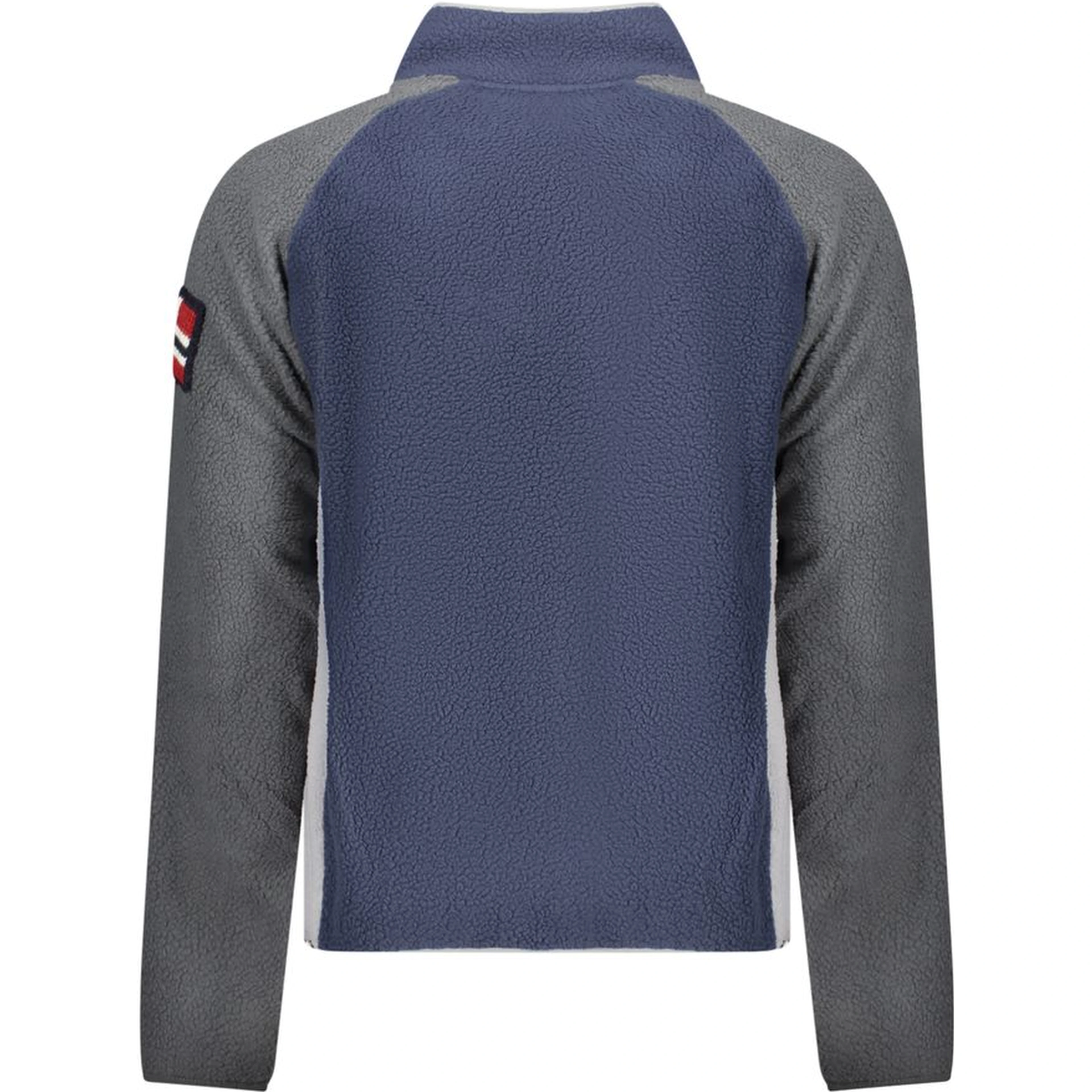 Blue Polyester Men Sweater