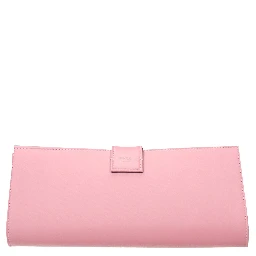 Pink Satin Clutch Bag