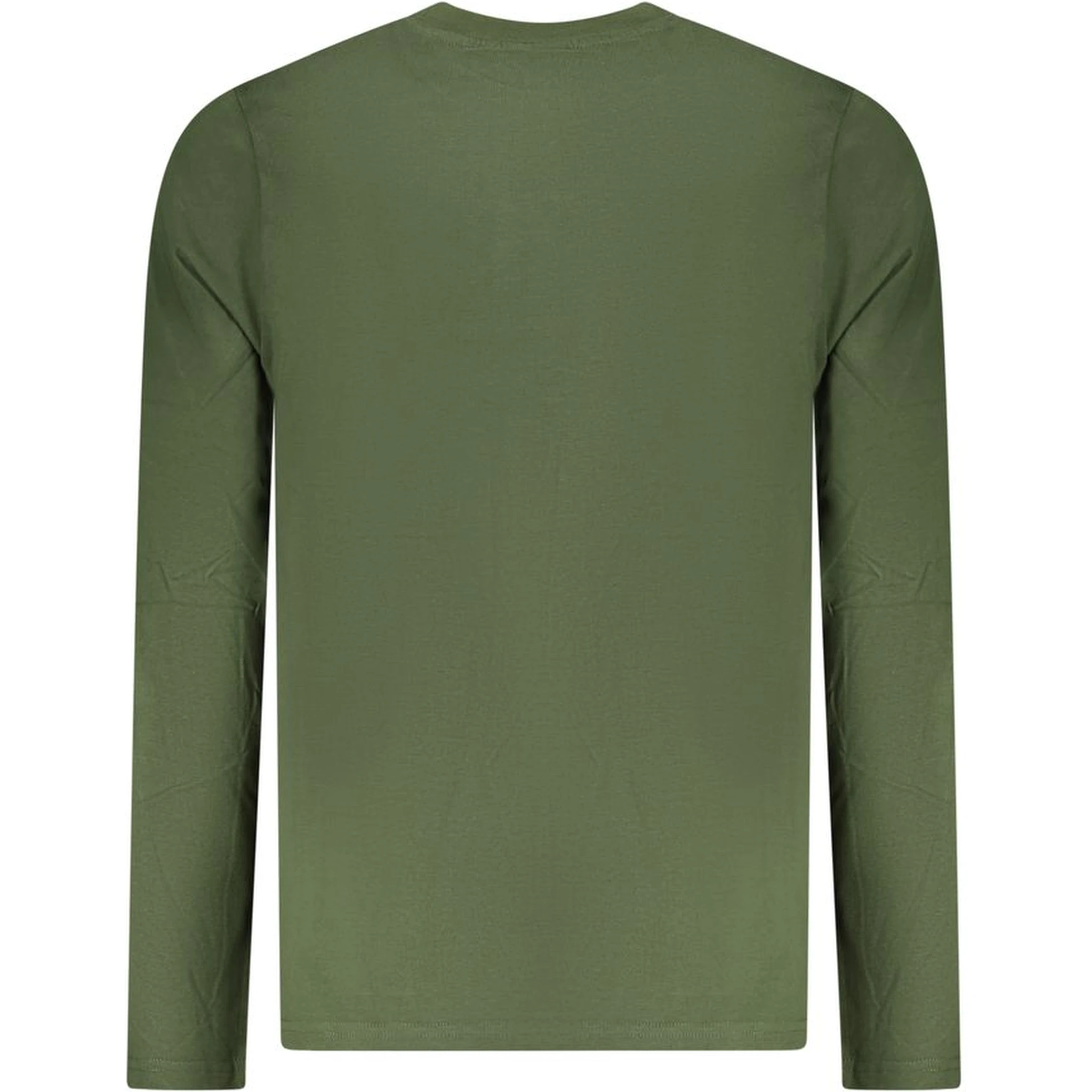 Green Cotton Men T-Shirt
