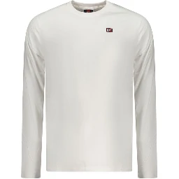 White Cotton Men T-Shirt