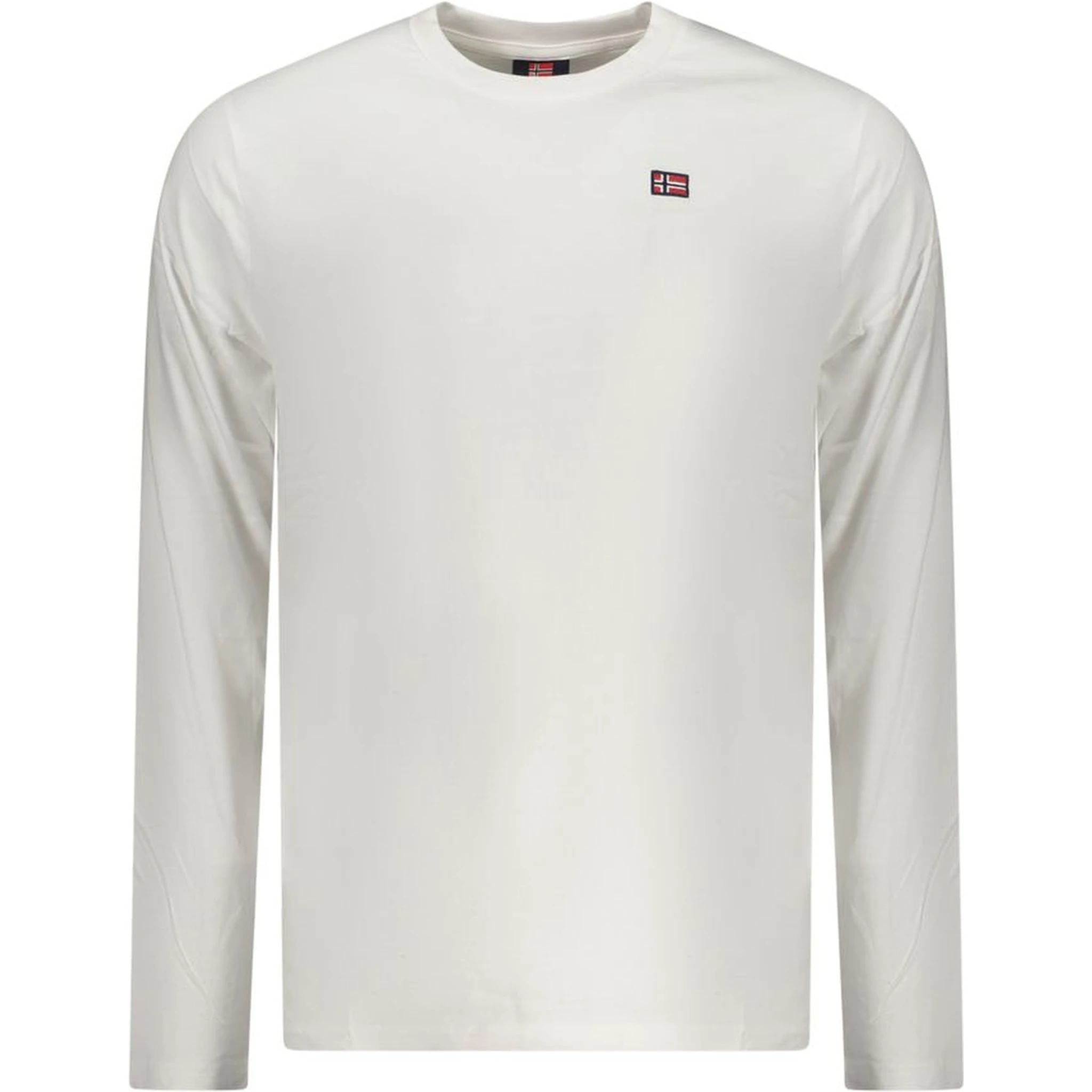 White Cotton Men T-Shirt