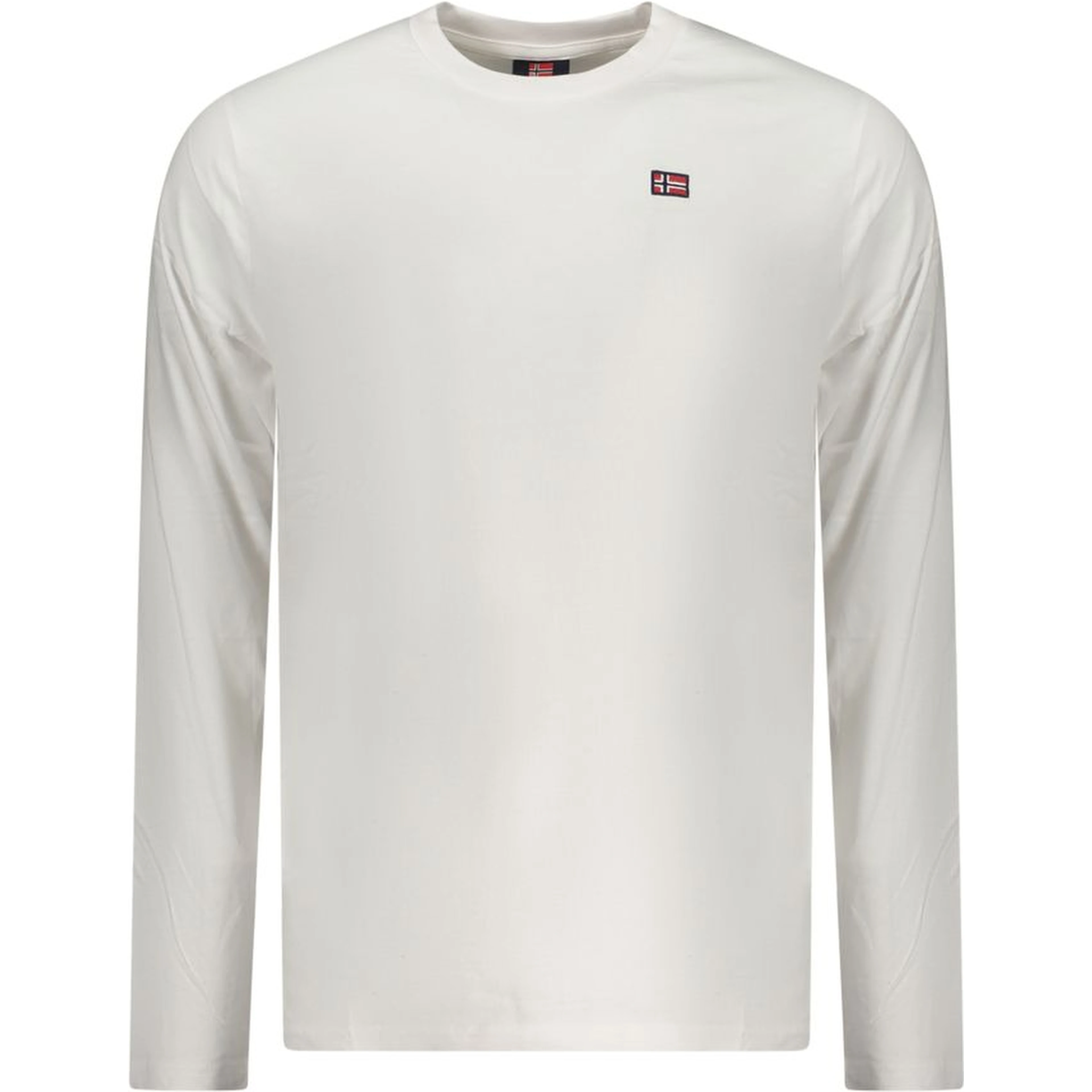 White Cotton Men T-Shirt