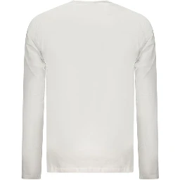 White Cotton Men T-Shirt