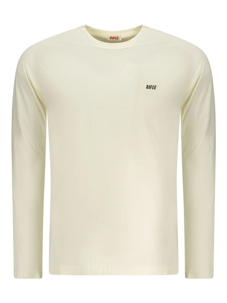 White Cotton Men T-Shirt