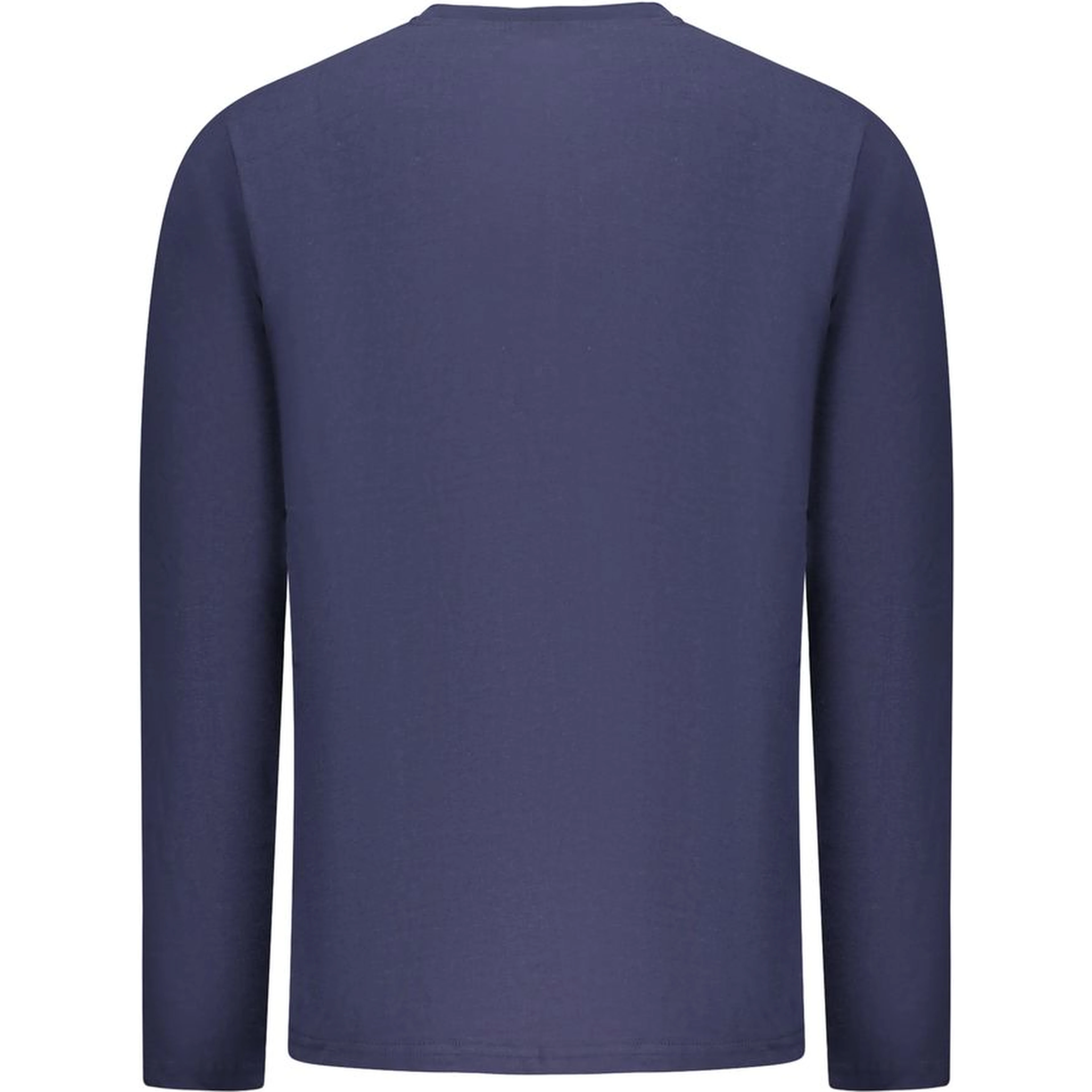 Blue Cotton Men T-Shirt