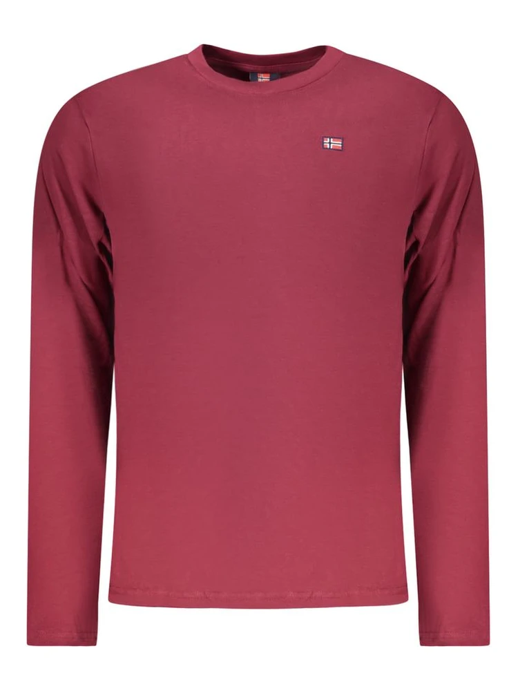 Red Cotton Men T-Shirt
