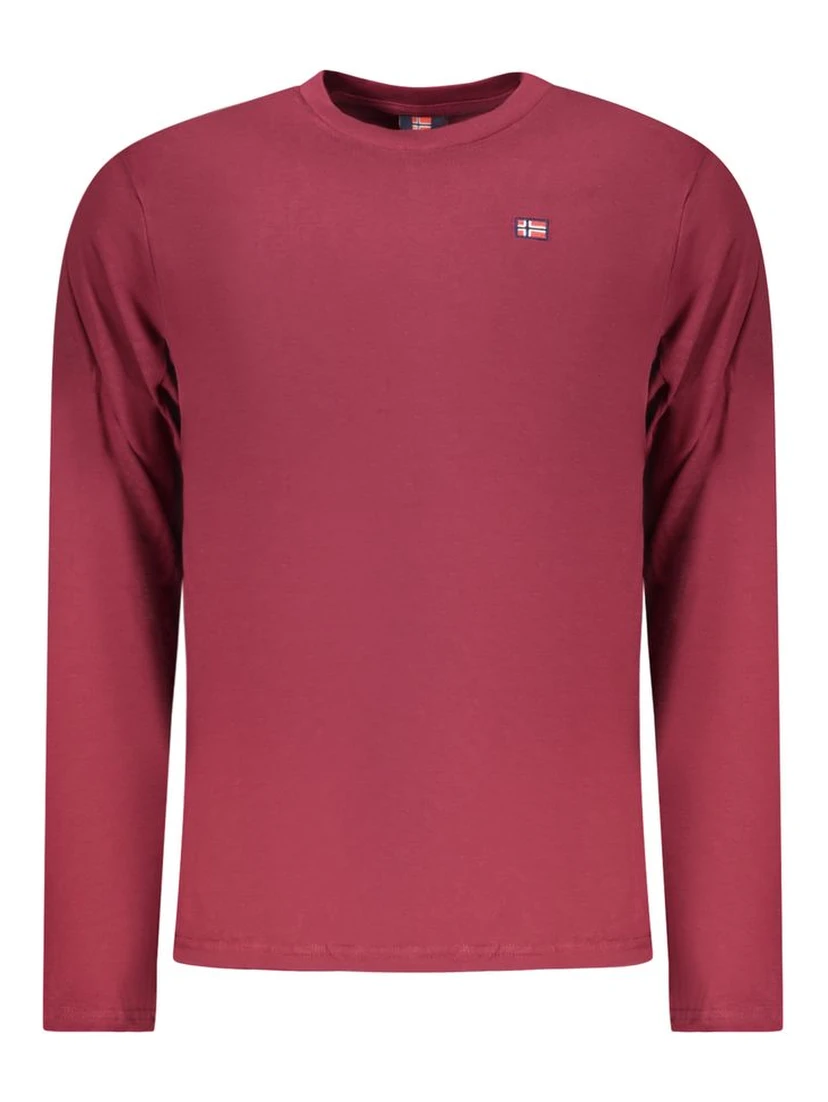 Red Cotton Men T-Shirt