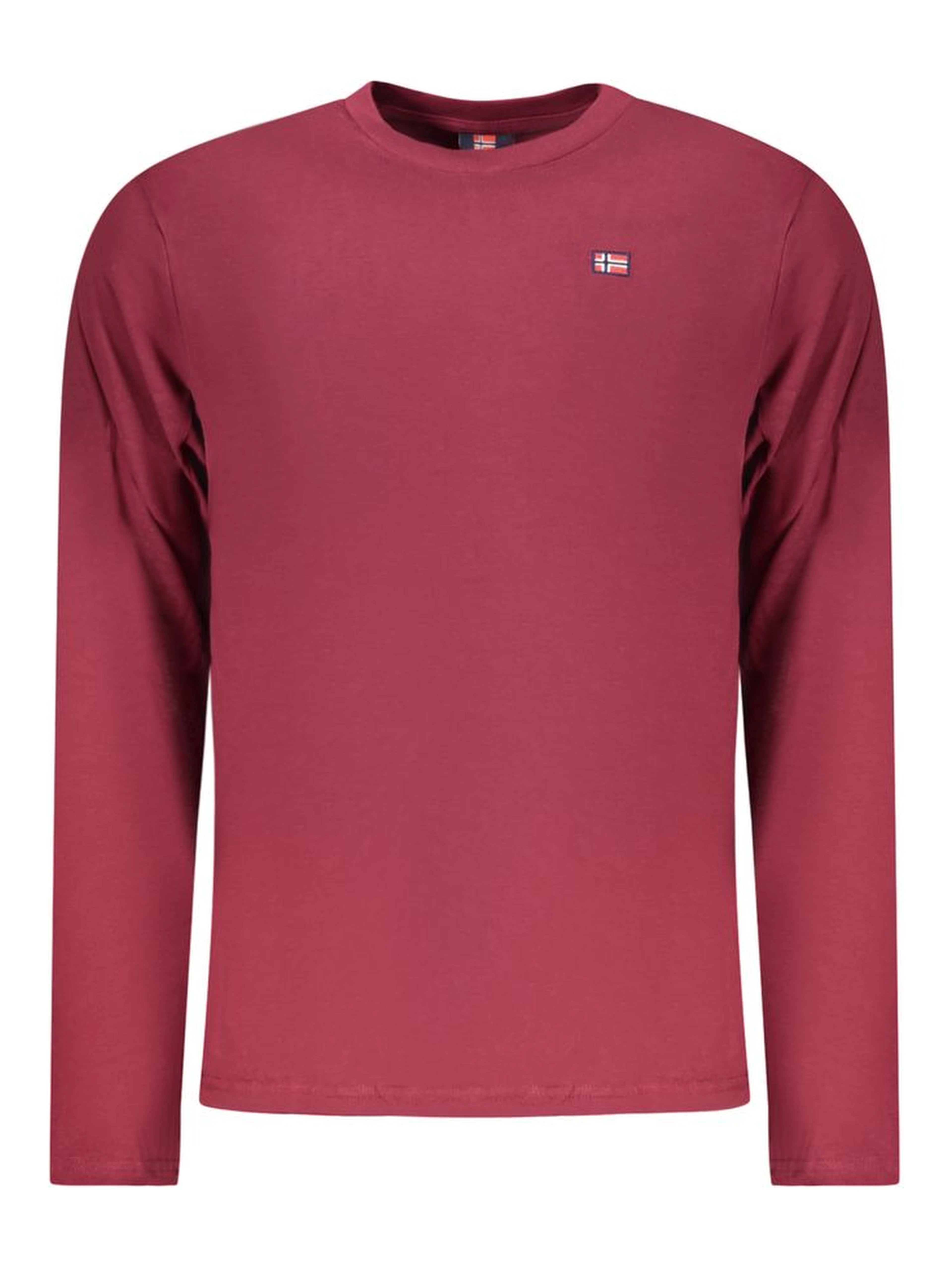 Red Cotton Men T-Shirt