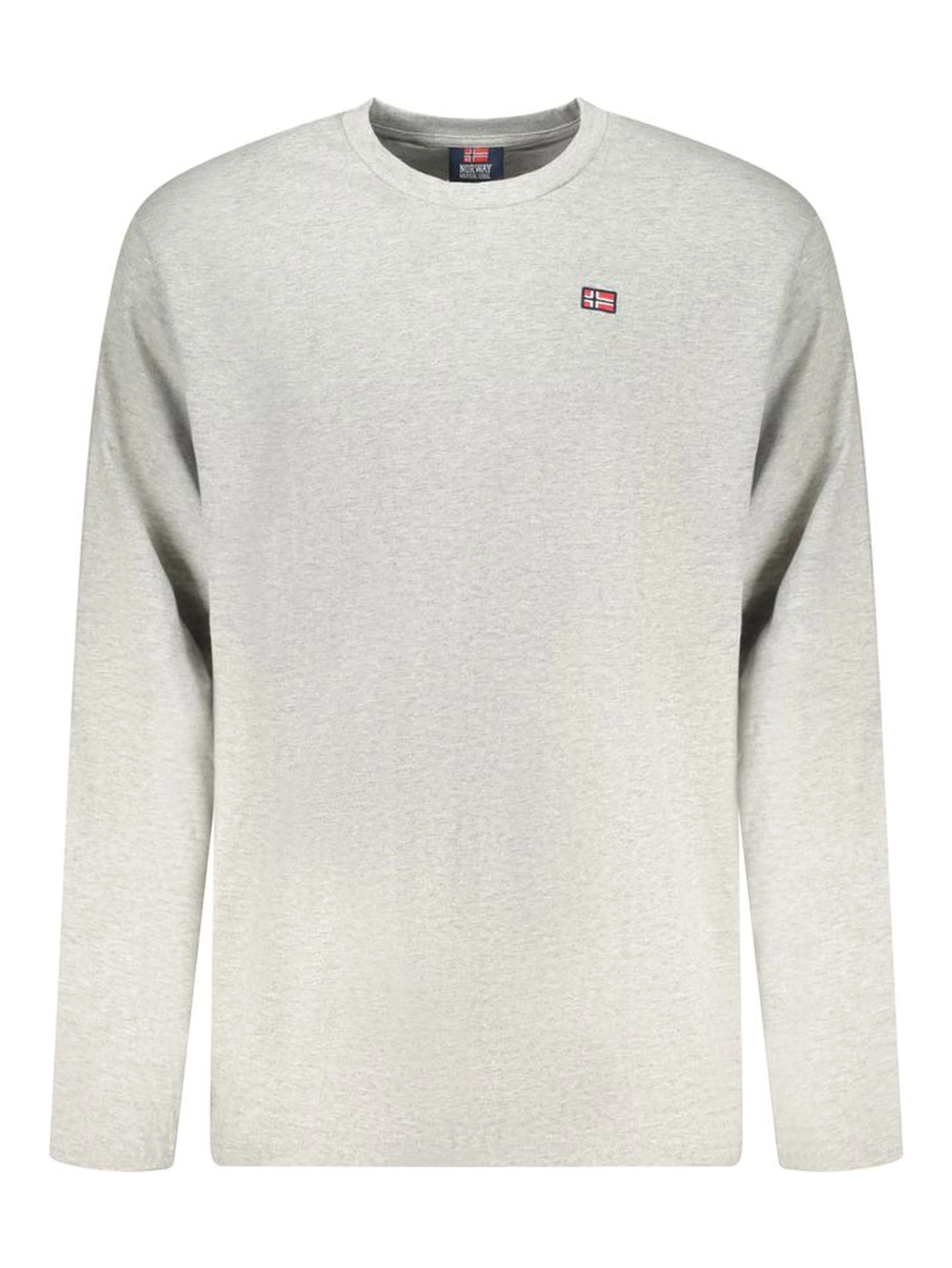 Gray Cotton Men T-Shirt