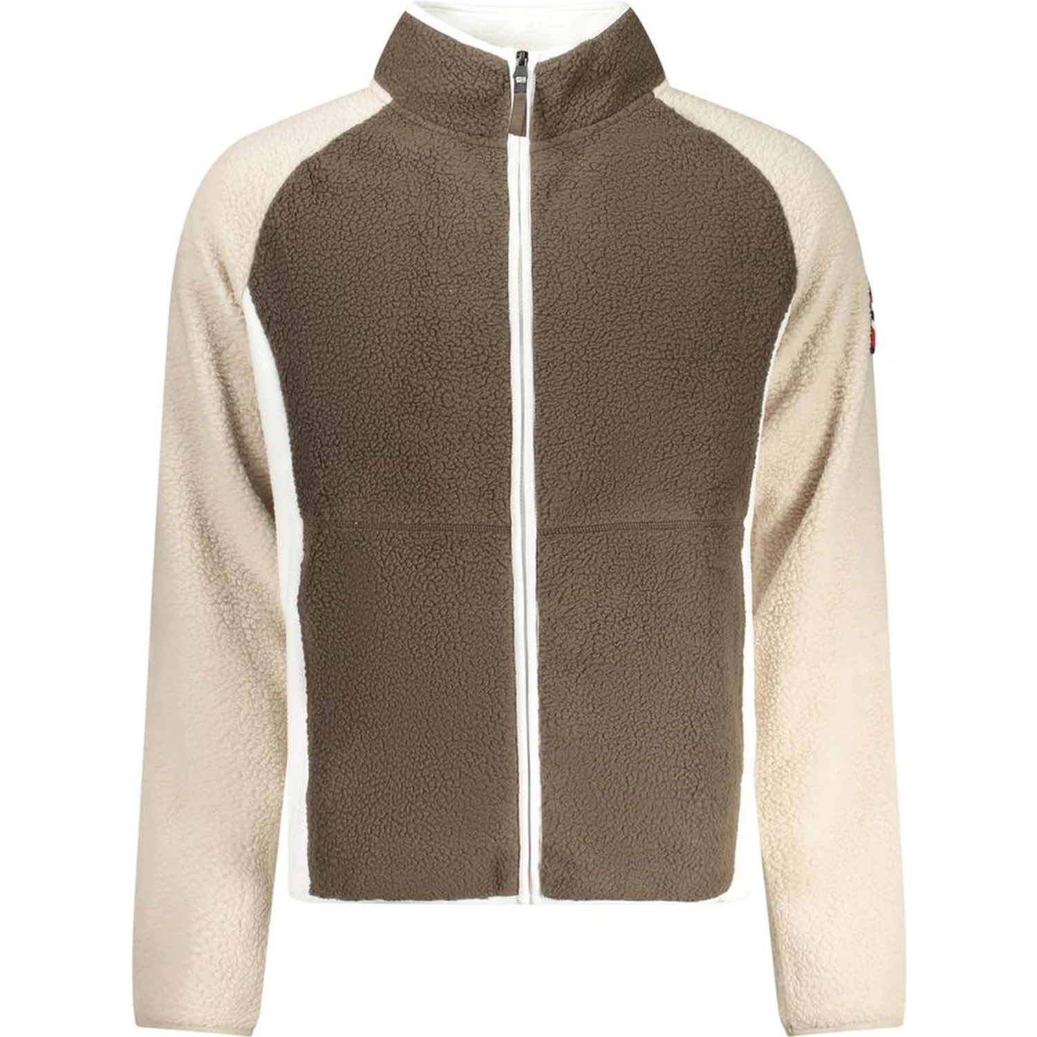 Brown Polyester Men Sweater