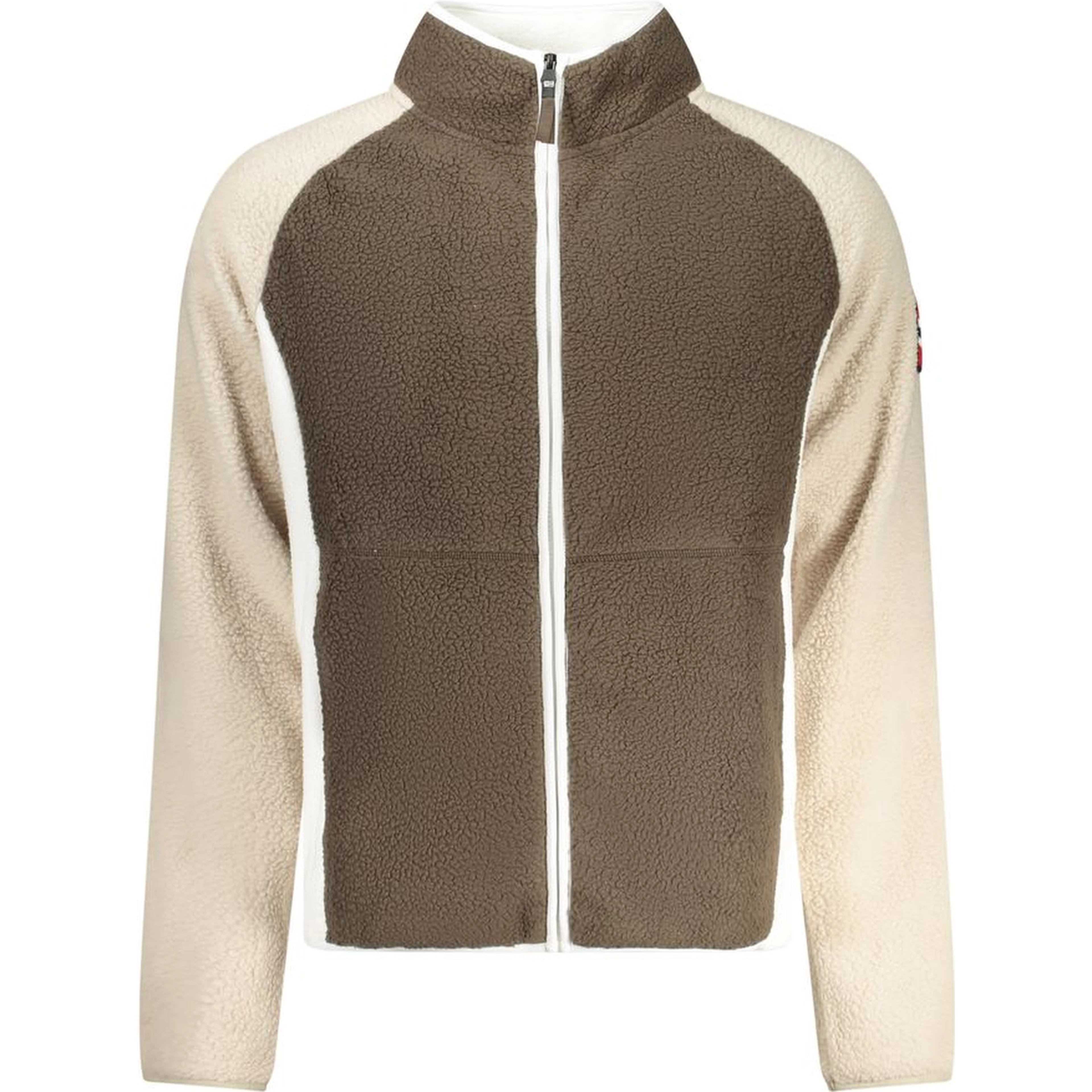 Brown Polyester Men Sweater