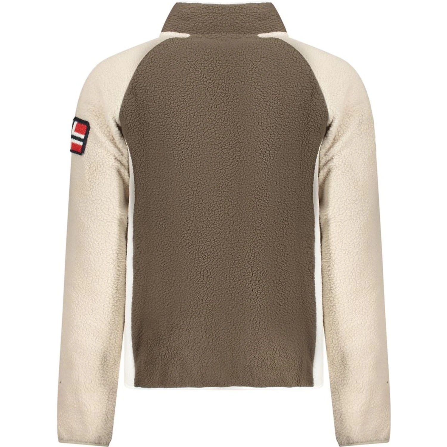 Brown Polyester Men Sweater
