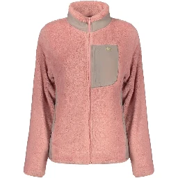Pink Polyester Women Sweater
